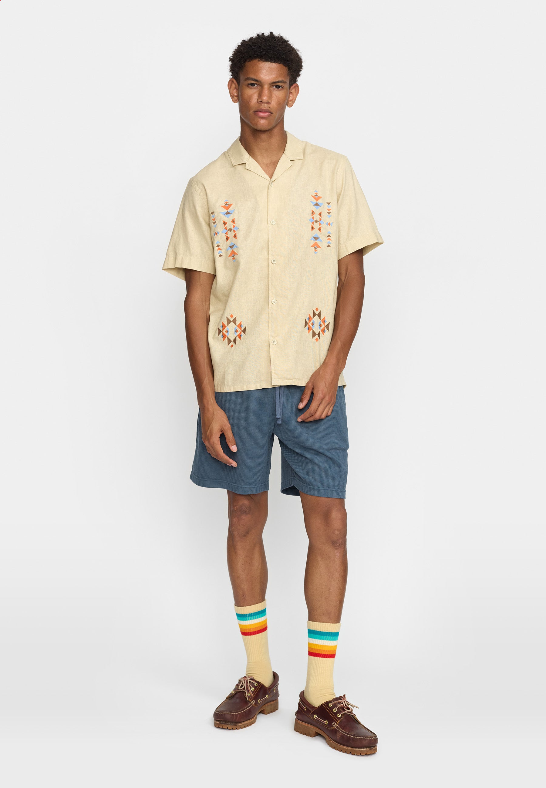 Revolution Short-sleeved Cuban Shirt Short-sleeve shirts Offwhite