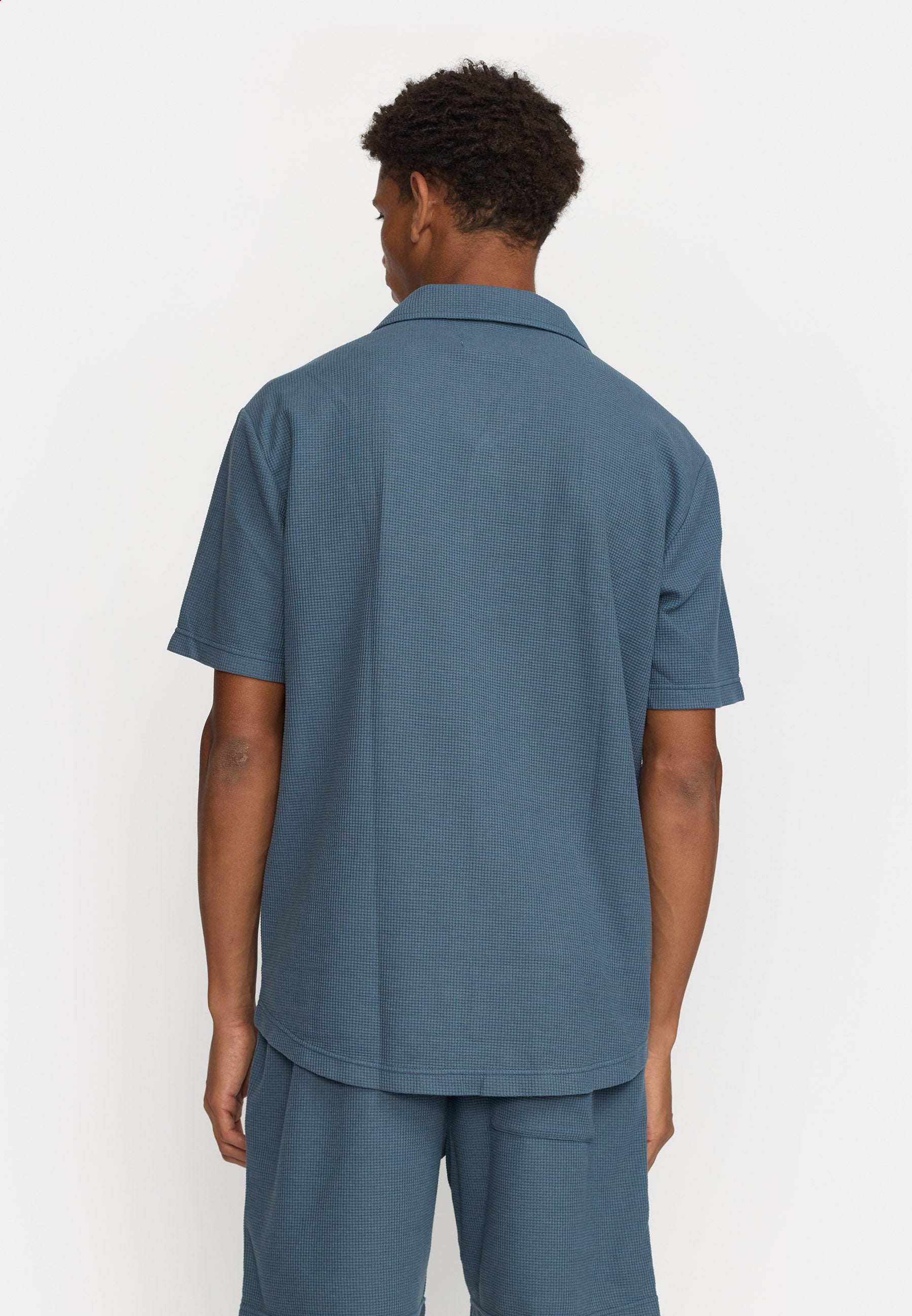 Revolution Short-sleeved Cuban Shirt Short-sleeve shirts Blue