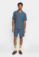 Revolution Short-sleeved Cuban Shirt Short-sleeve shirts Blue