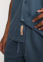 Revolution Short-sleeved Cuban Shirt Short-sleeve shirts Blue