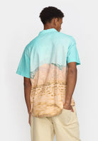 Revolution Short-sleeved Cuban Shirt Short-sleeve shirts Turquoise