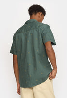 Revolution Short-sleeved Cuban Shirt Short-sleeve shirts Dustgreen