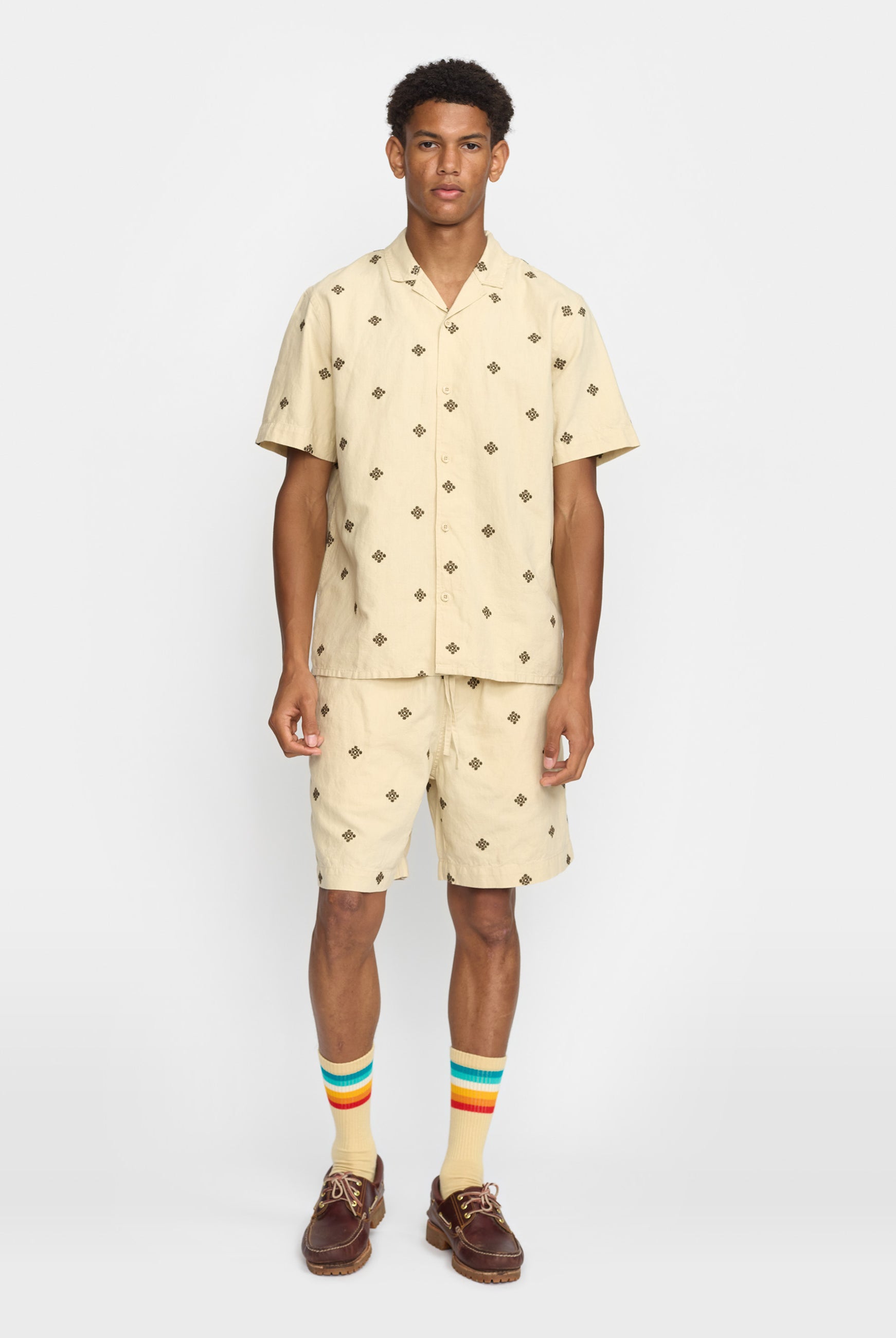 Revolution Short-sleeved Cuban Shirt Short-sleeve shirts Offwhite