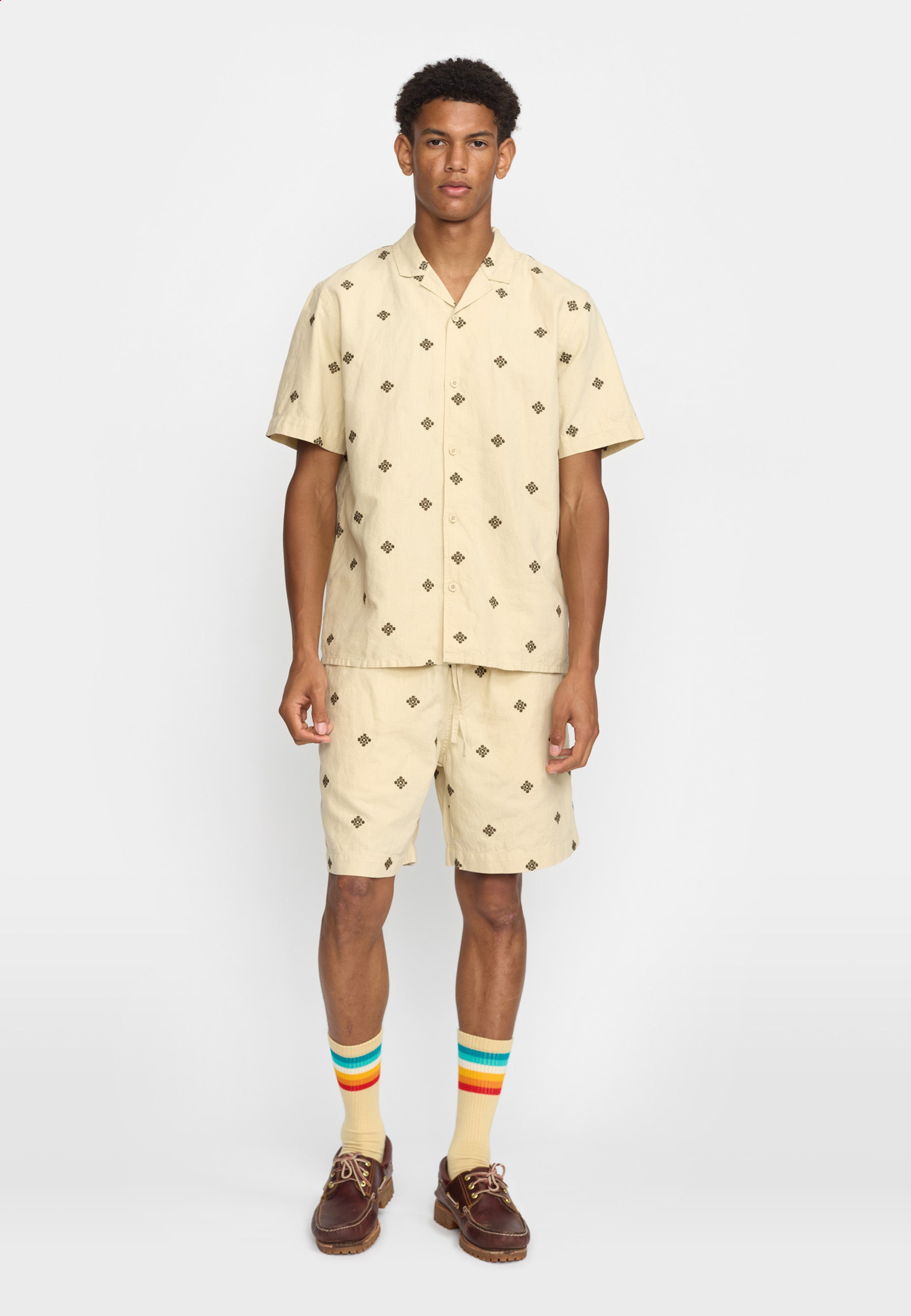 Revolution Short-sleeved Cuban Shirt Short-sleeve shirts Offwhite