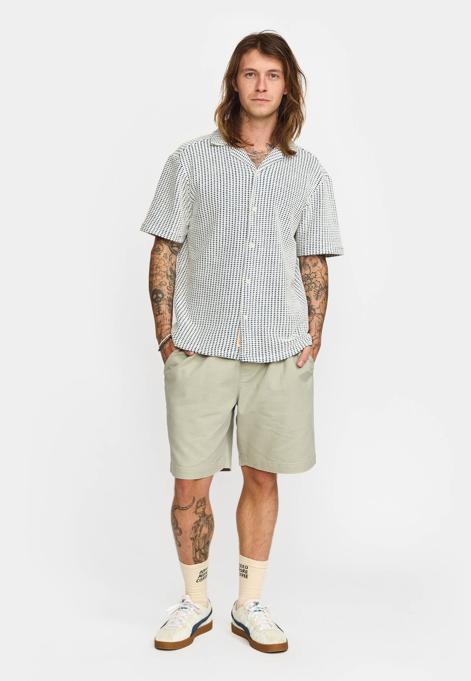 Revolution Short-sleeved Cuban Shirt Short-sleeve shirts Offwhite