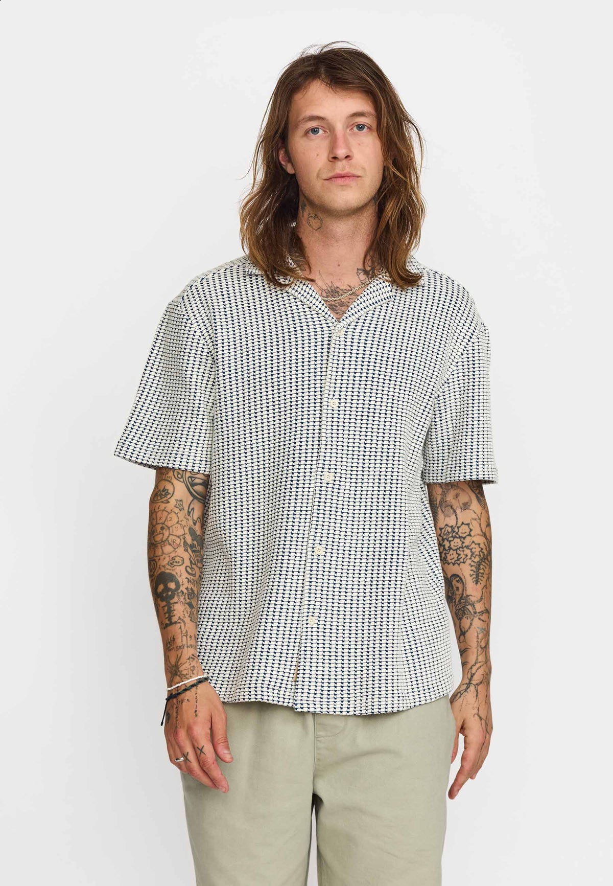 Revolution Short-sleeved Cuban Shirt Short-sleeve shirts Offwhite