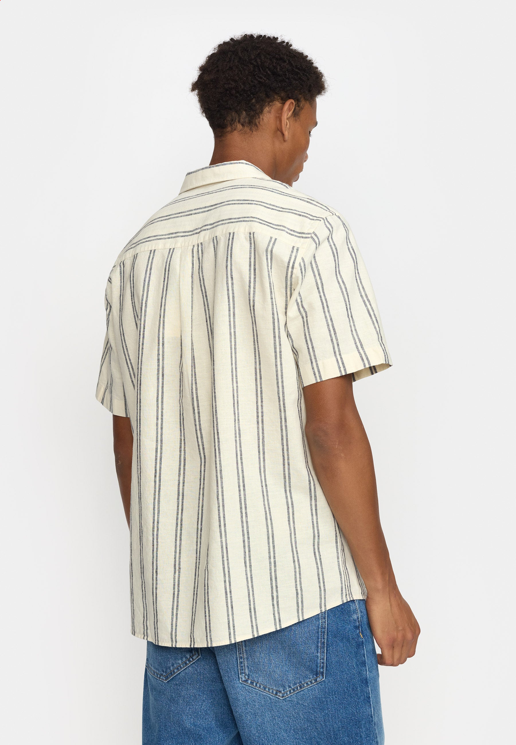 Revolution Short-sleeved Cuban Shirt Short-sleeve shirts Navy