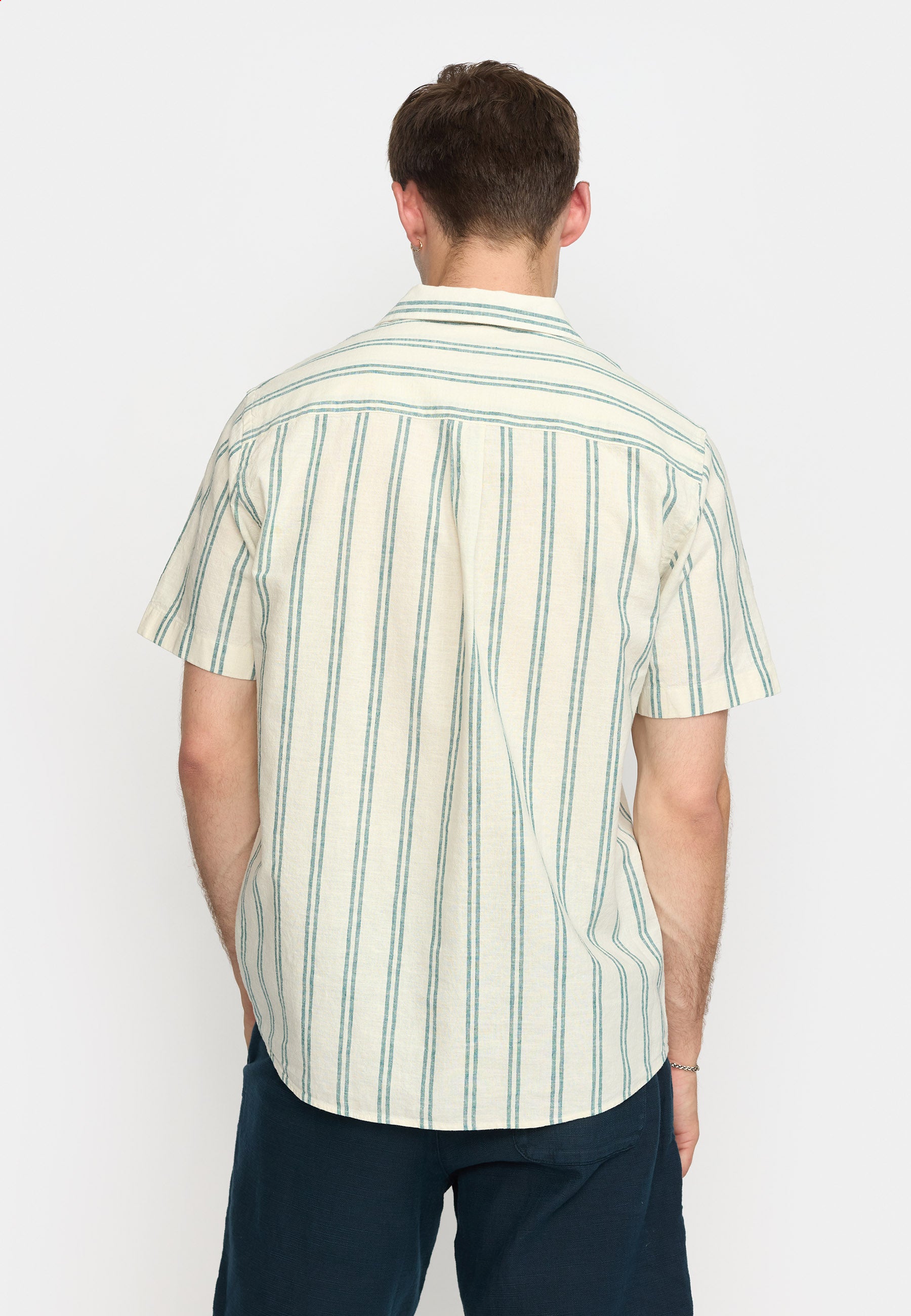 Revolution Short-sleeved Cuban Shirt Short-sleeve shirts Petrol