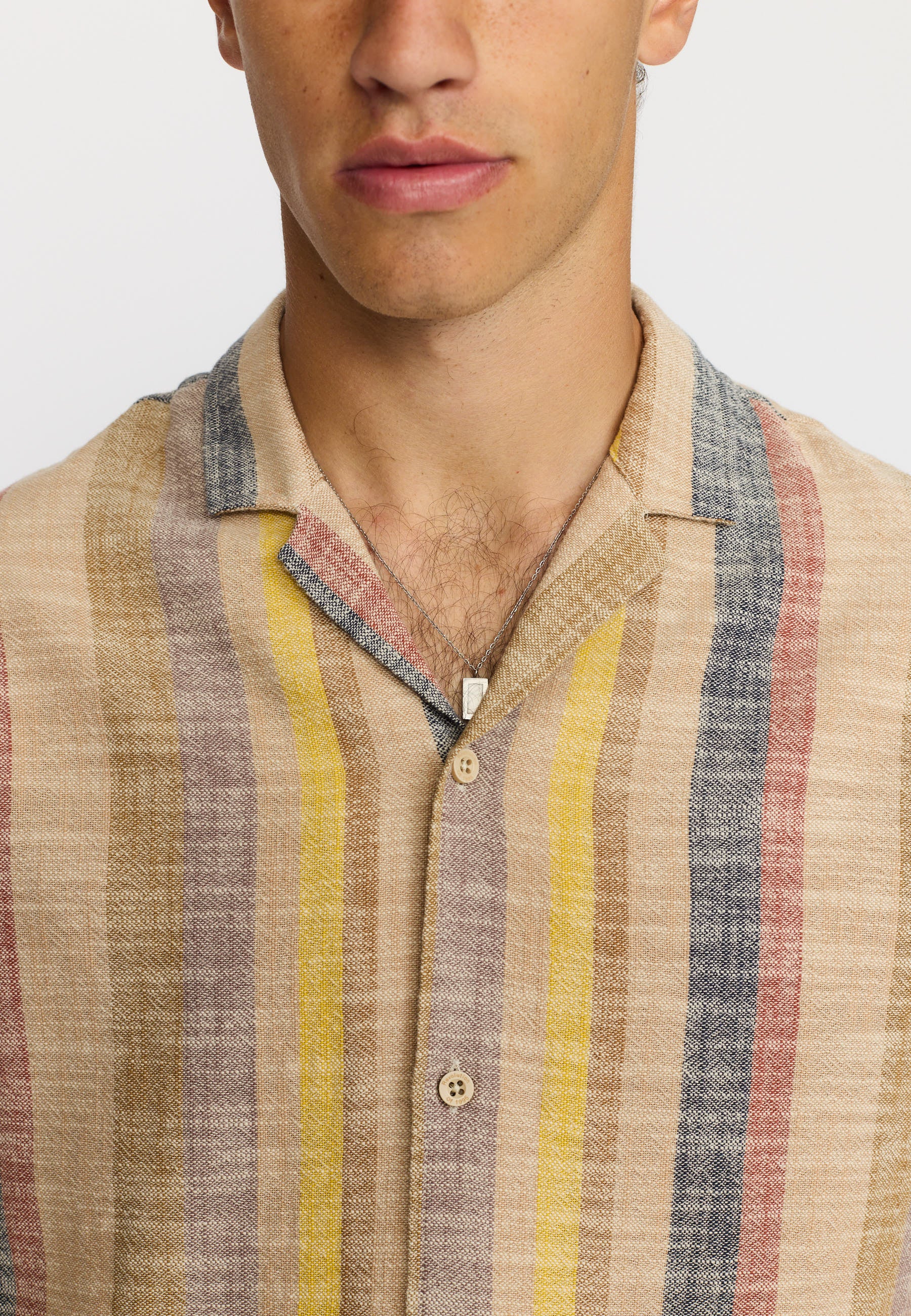 Revolution Short-sleeved Cuban Shirt Short-sleeve shirts Brown