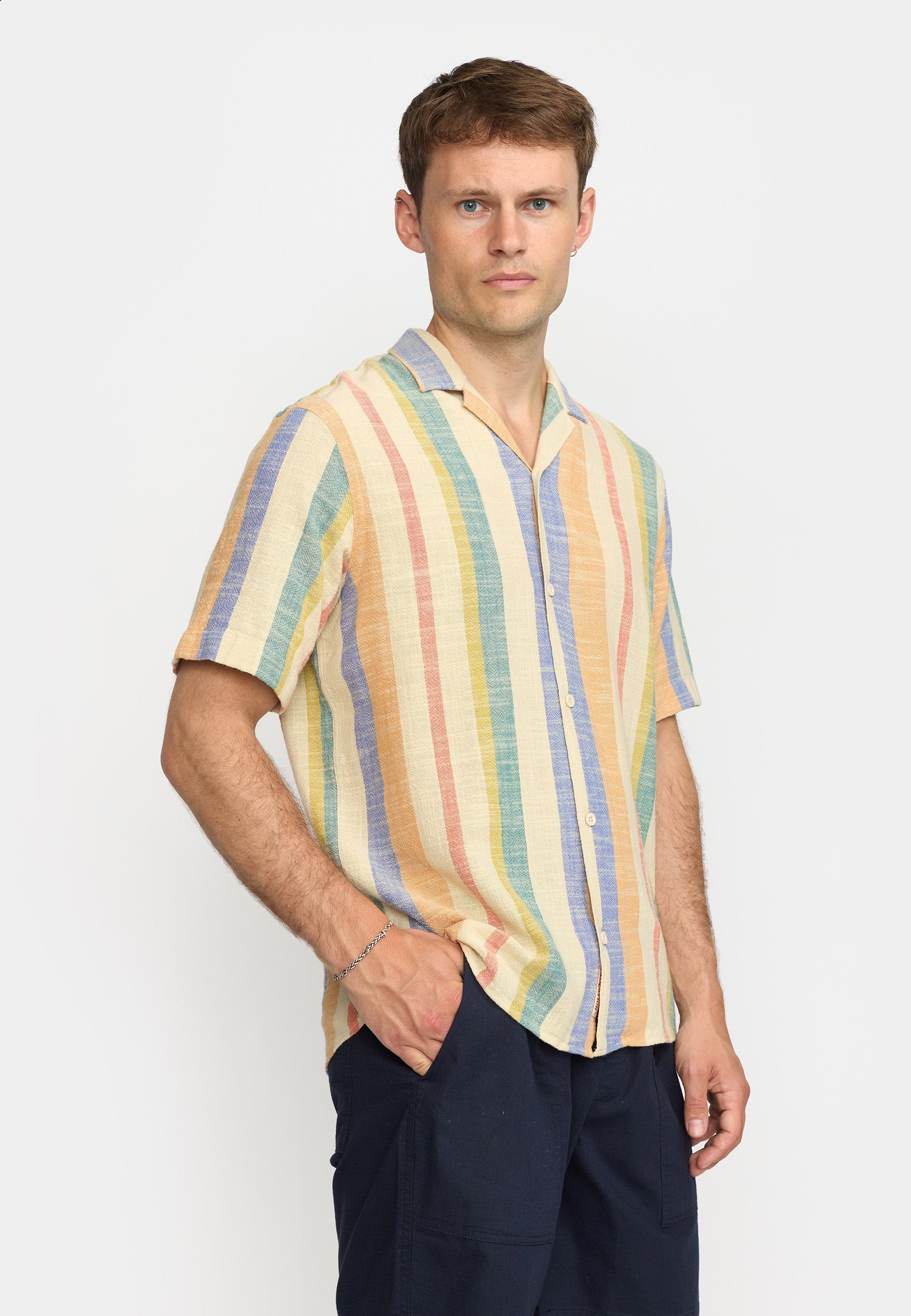 Revolution Short-sleeved Cuban Shirt Short-sleeve shirts Orange