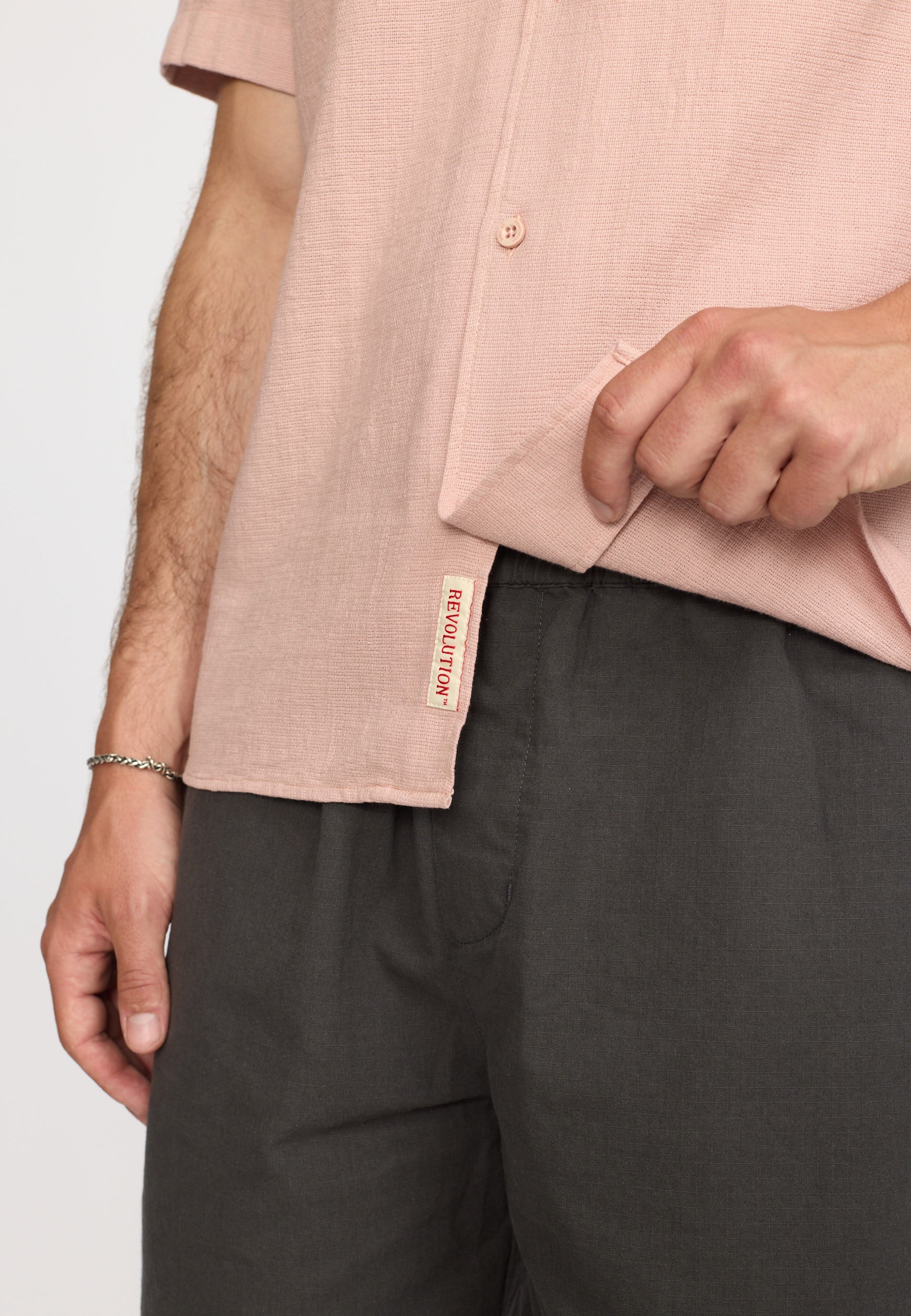 Revolution Short-sleeved Cuban Shirt Short-sleeve shirts Dustpurple