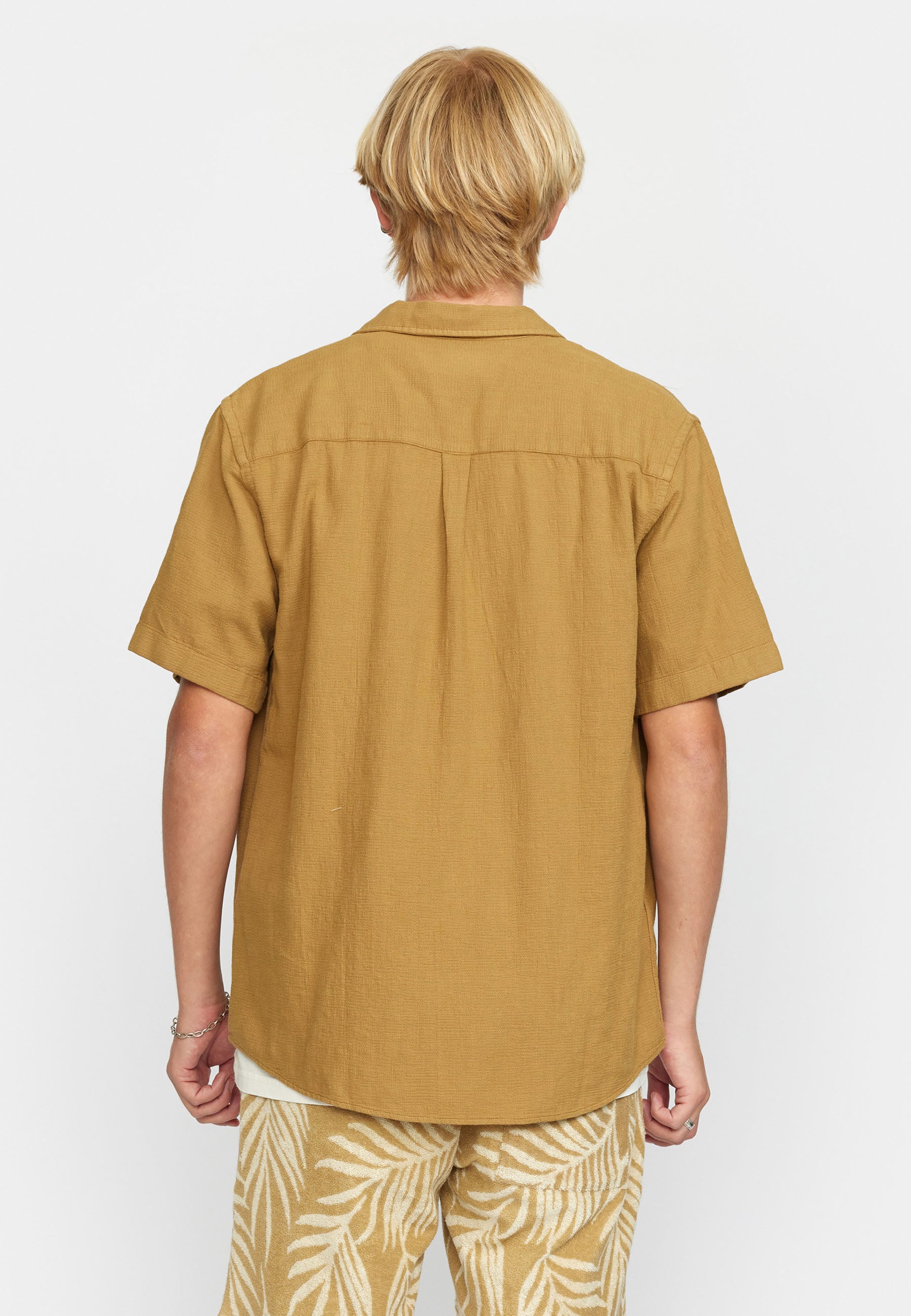 Revolution Short-sleeved Cuban Shirt Short-sleeve shirts Khaki