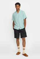 Revolution Short-sleeved Cuban Shirt Short-sleeve shirts Lightblue