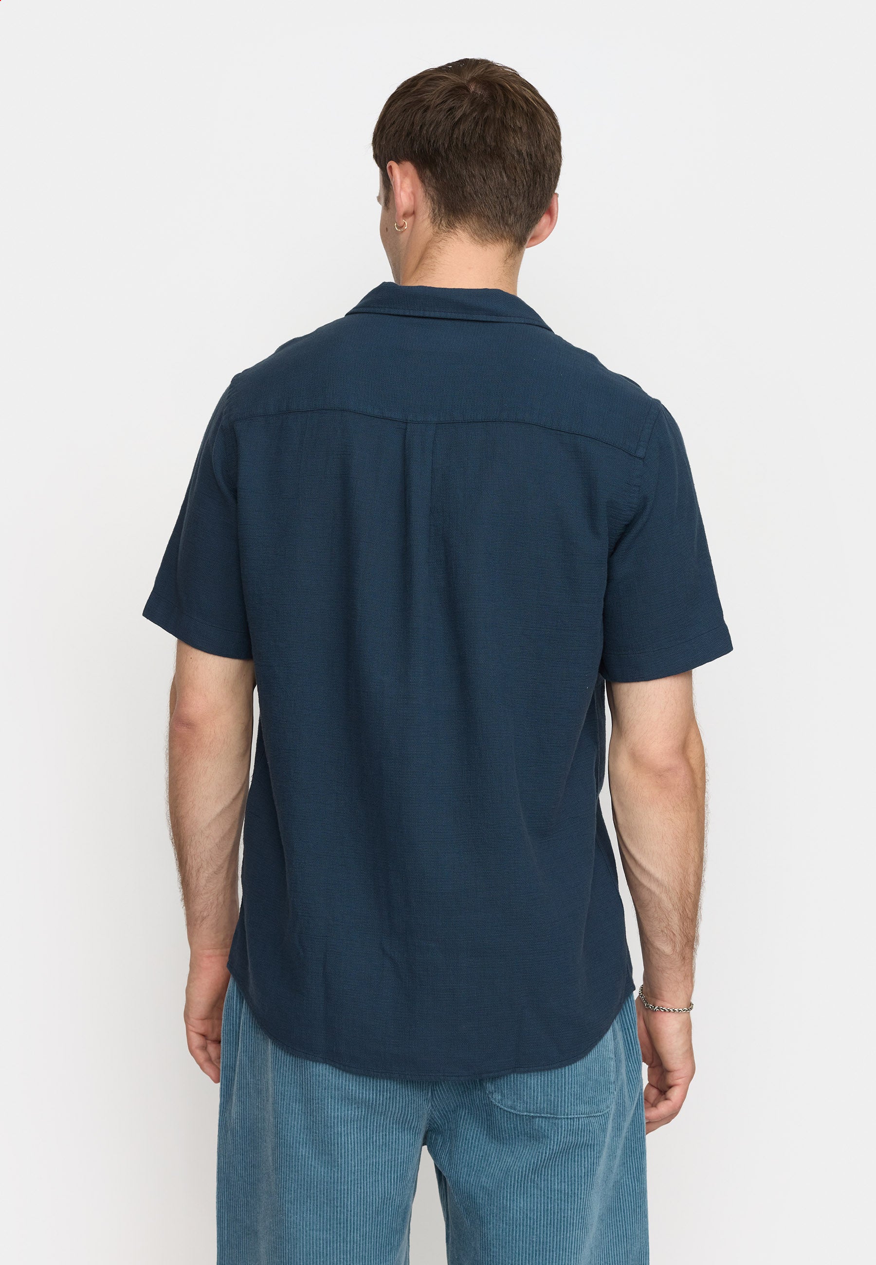Revolution Short-sleeved Cuban Shirt Short-sleeve shirts Navy