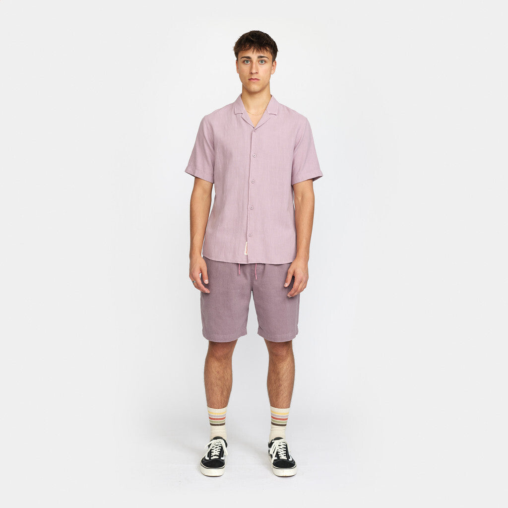 Revolution Short-sleeved Cuban Shirt Short-sleeve shirts Purple
