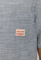Revolution Short-sleeved Loose Shirt Short-sleeve shirts Blue