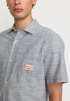 Revolution Short-sleeved Loose Shirt Short-sleeve shirts Blue
