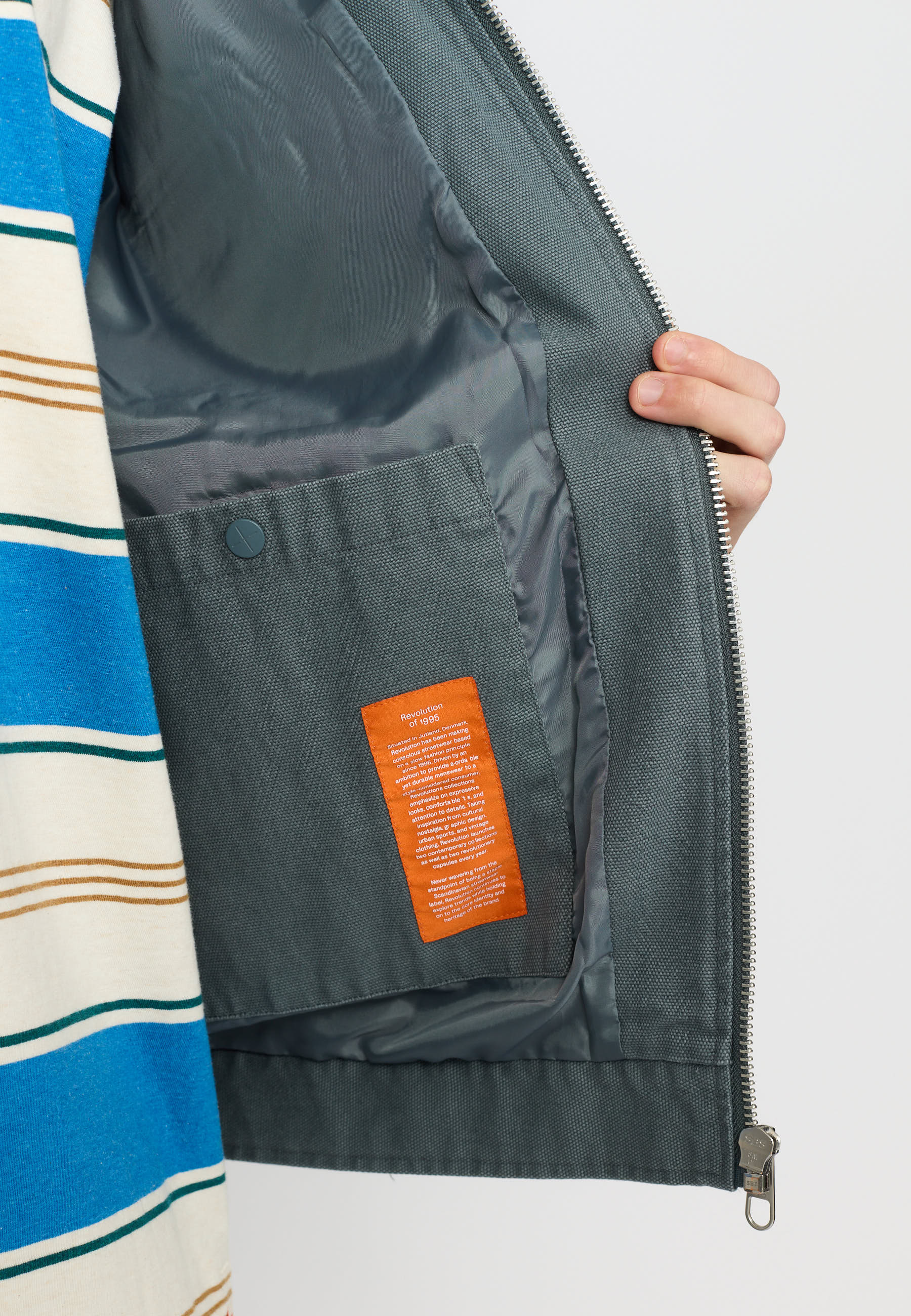 Revolution Short Jacket Lightweight Outerwear Blue