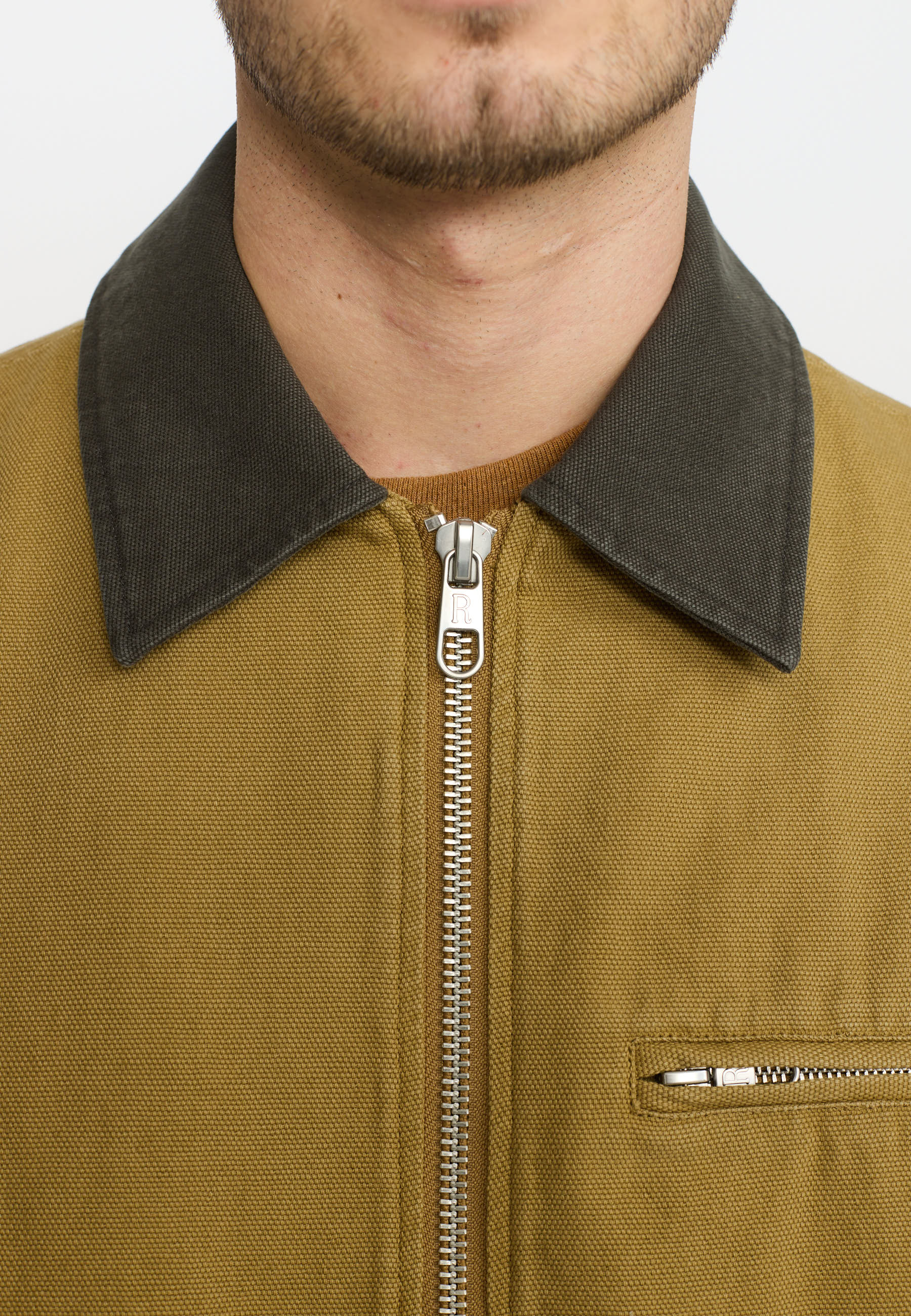 Revolution Short Jacket Lightweight Outerwear Darkkhaki