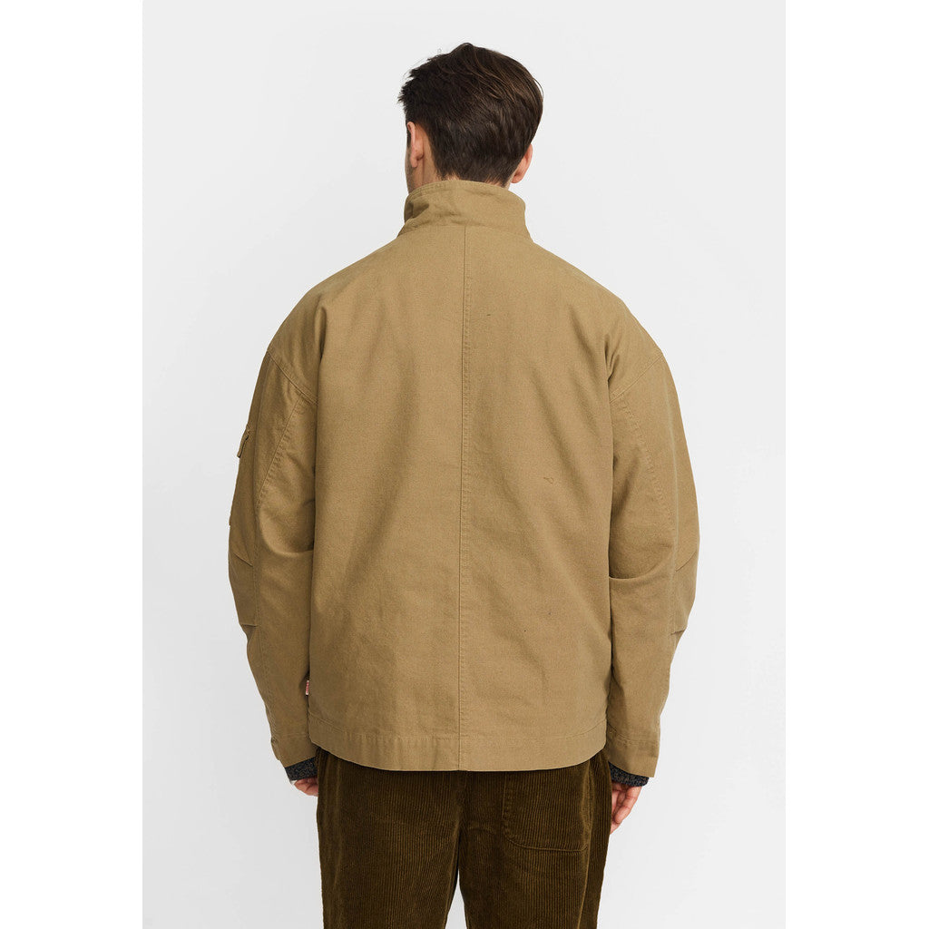 Revolution Short Jacket Lightweight Outerwear Darkkhaki