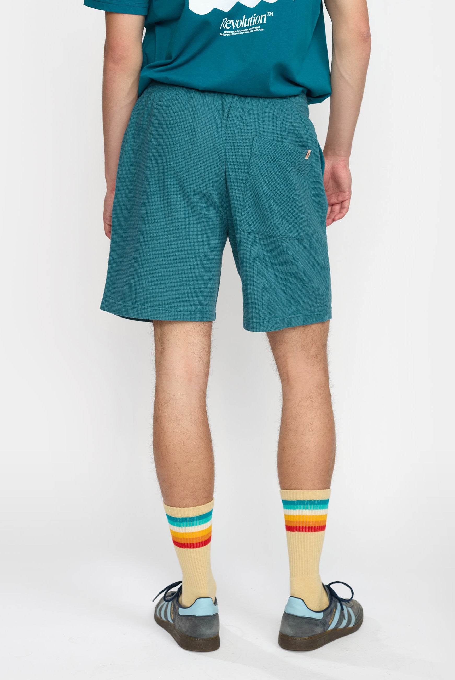 Revolution Sweat Shorts Shorts Petrol