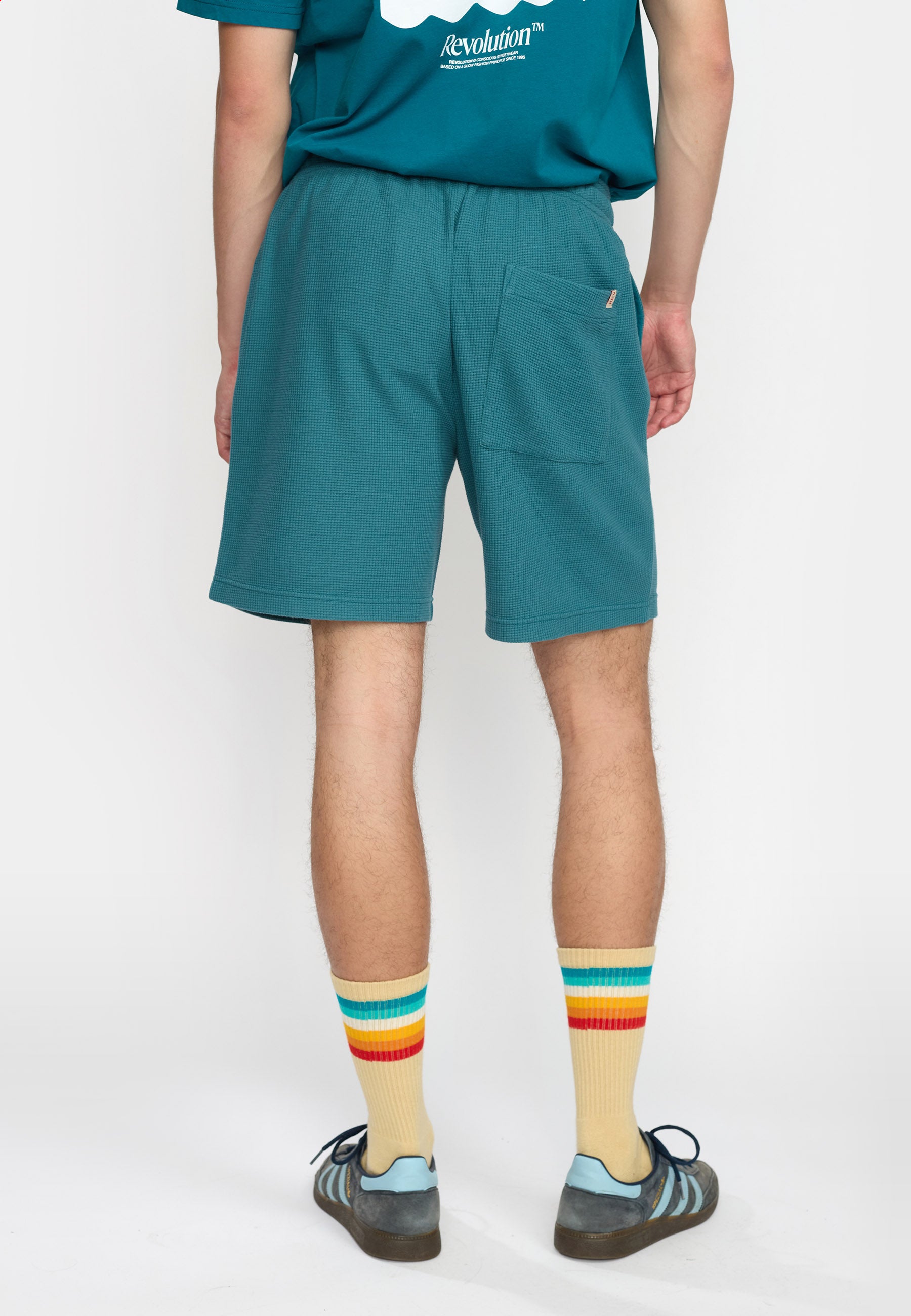 Revolution Sweat Shorts Shorts Petrol