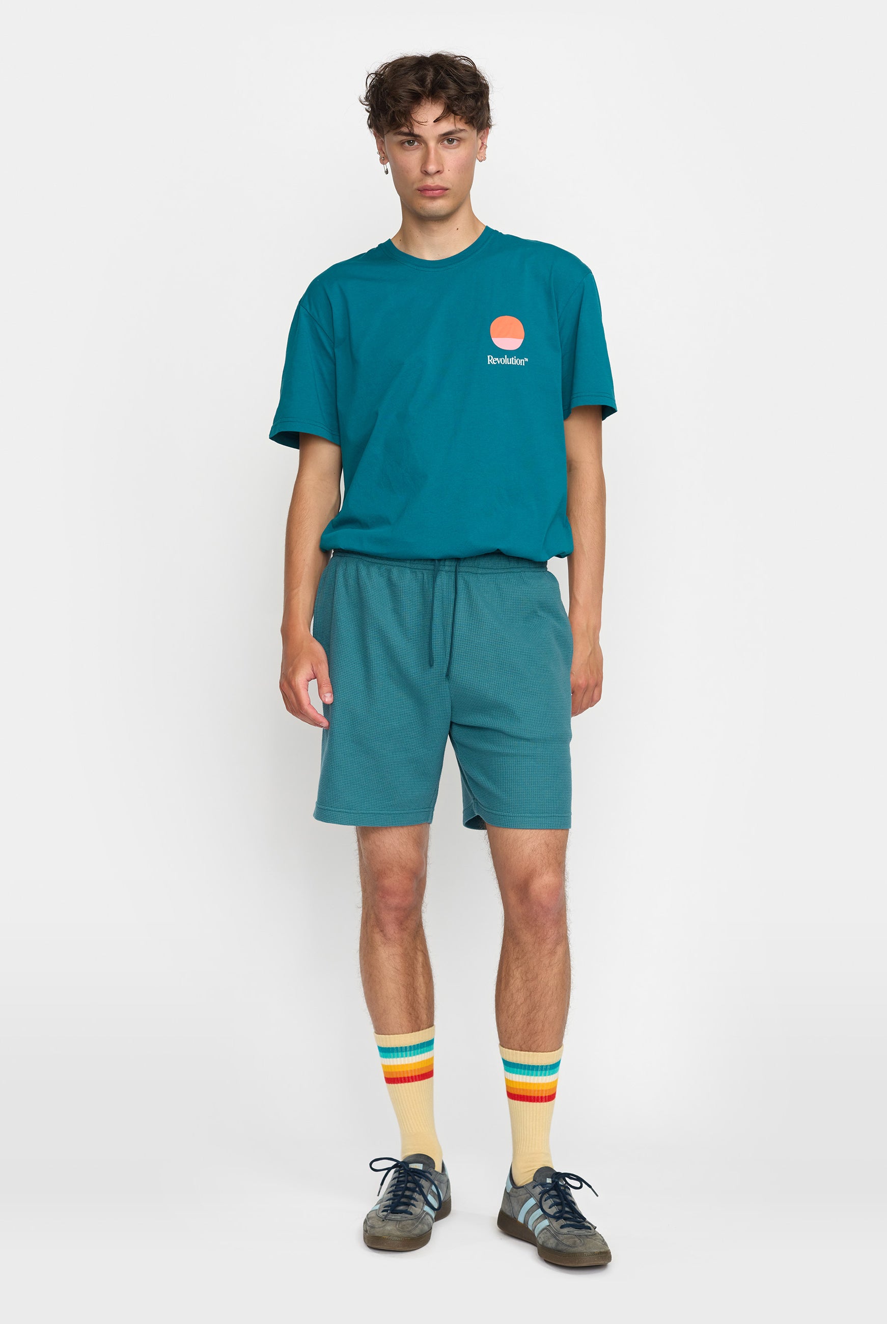Revolution Sweat Shorts Shorts Petrol