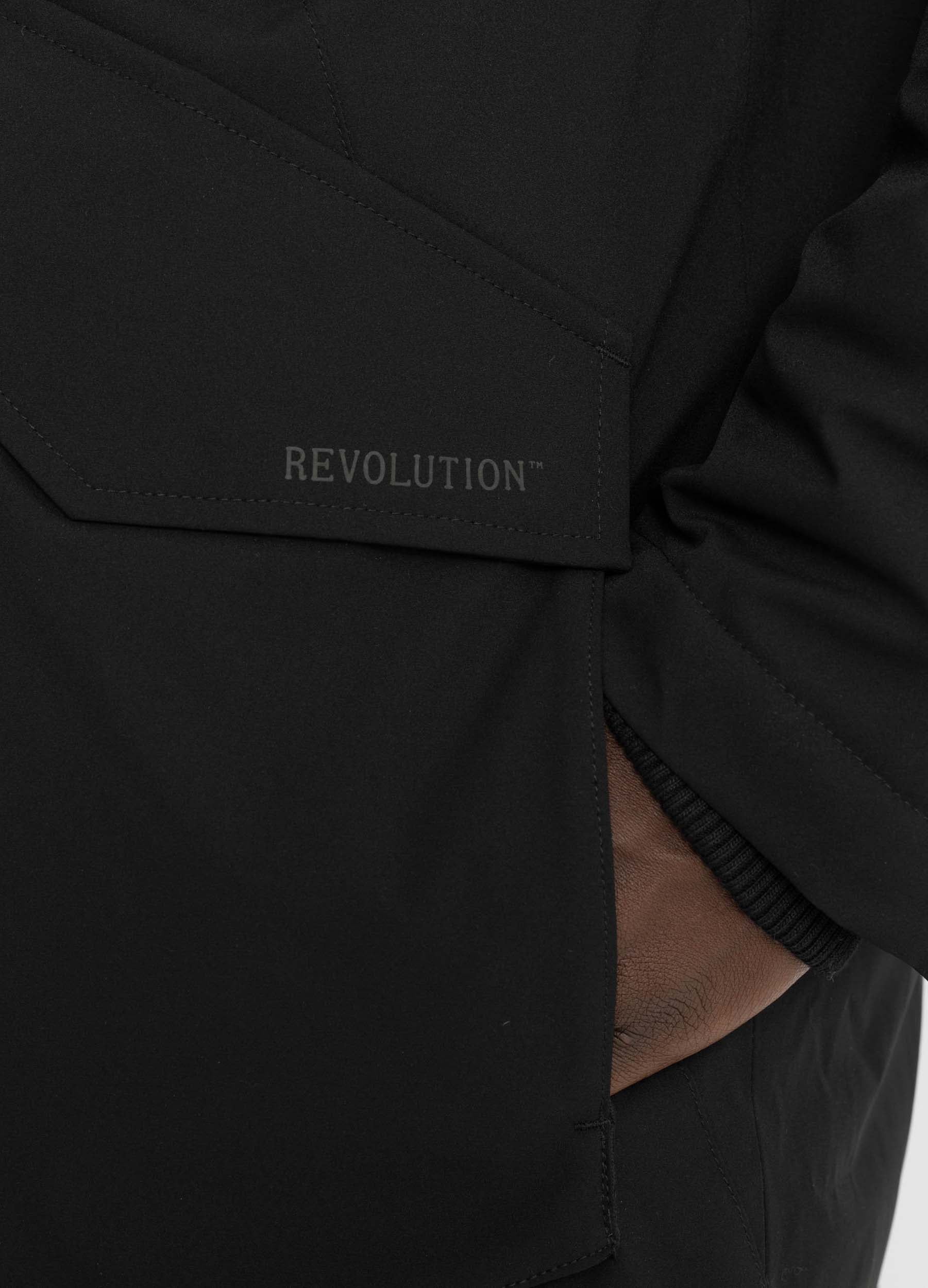 Revolution Tech Parka Raglan Winter Outerwear Black