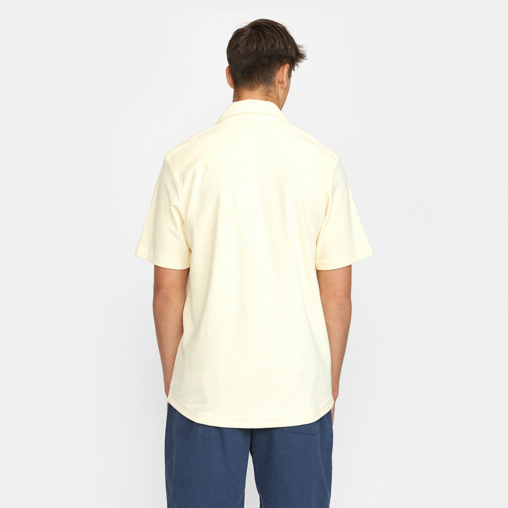 Revolution Terry Cuban Shirt Short-sleeve shirts Offwhite