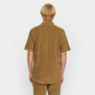 Revolution Terry Cuban Shirt Short-sleeve shirts Darkkhaki