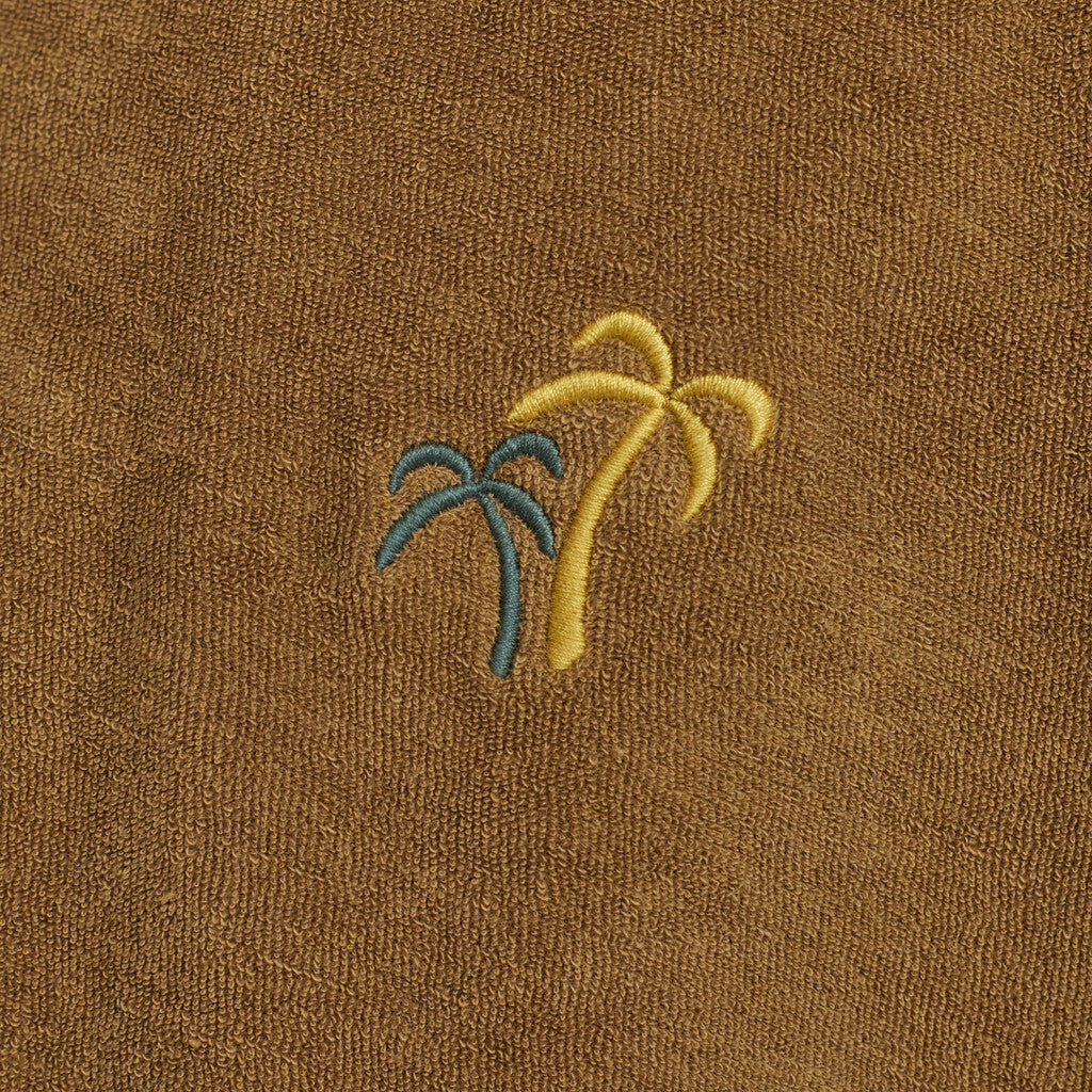 Revolution Terry Cuban Shirt Short-sleeve shirts Darkkhaki