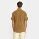 Revolution Terry Short-sleeved Cuban Shirt Short-sleeve shirts Darkkhaki