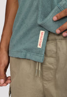 Revolution Terry Short-sleeved Cuban Shirt Short-sleeve shirts Blue