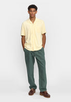 Revolution Terry Short-sleeved Cuban Shirt Short-sleeve shirts Offwhite