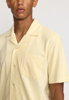 Revolution Terry Short-sleeved Cuban Shirt Short-sleeve shirts Offwhite