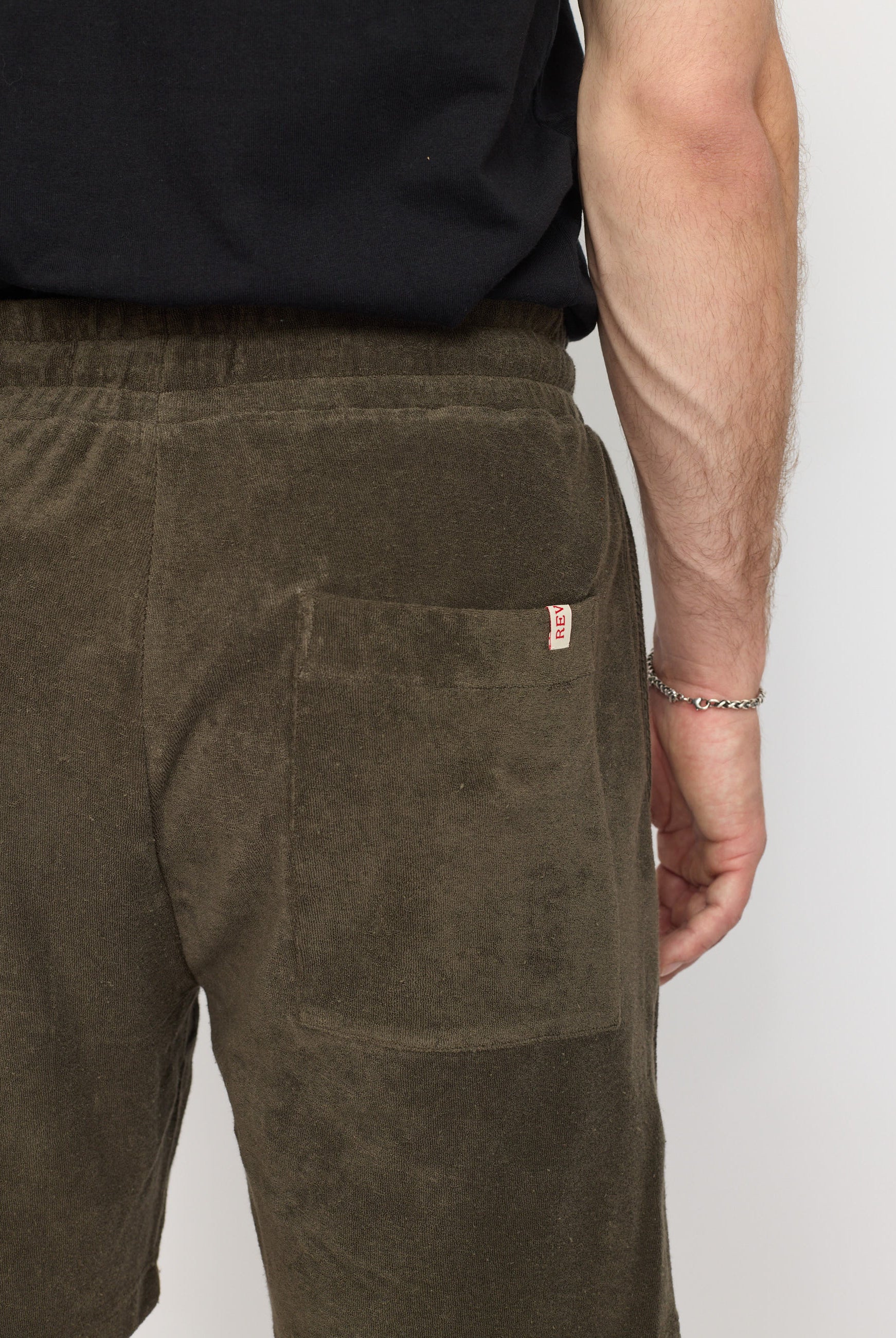 Revolution Terry Shorts Shorts Darkbrown