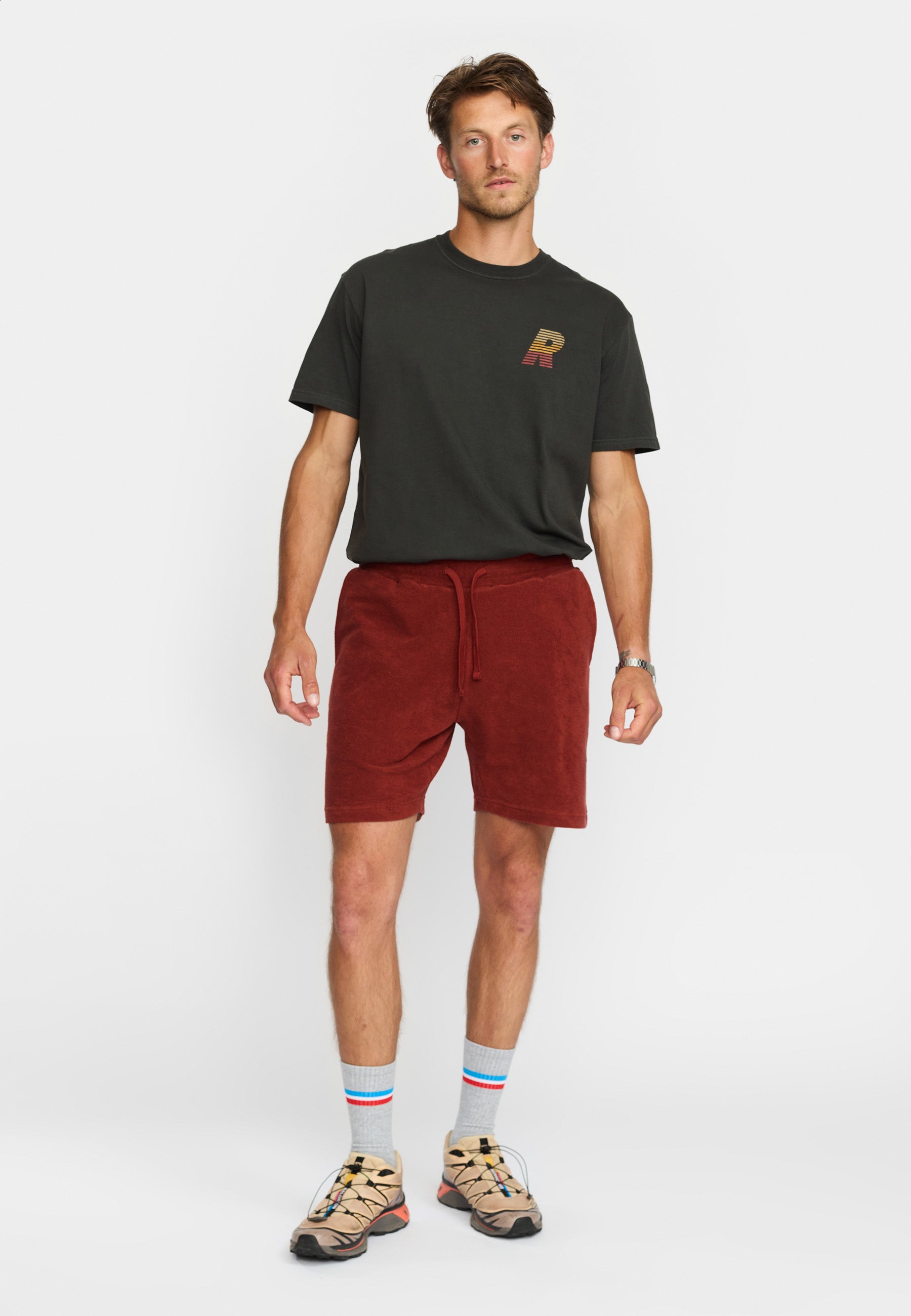 Revolution Terry Shorts Shorts Darkorange