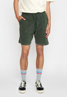 Revolution Terry Shorts Shorts Dustgreen