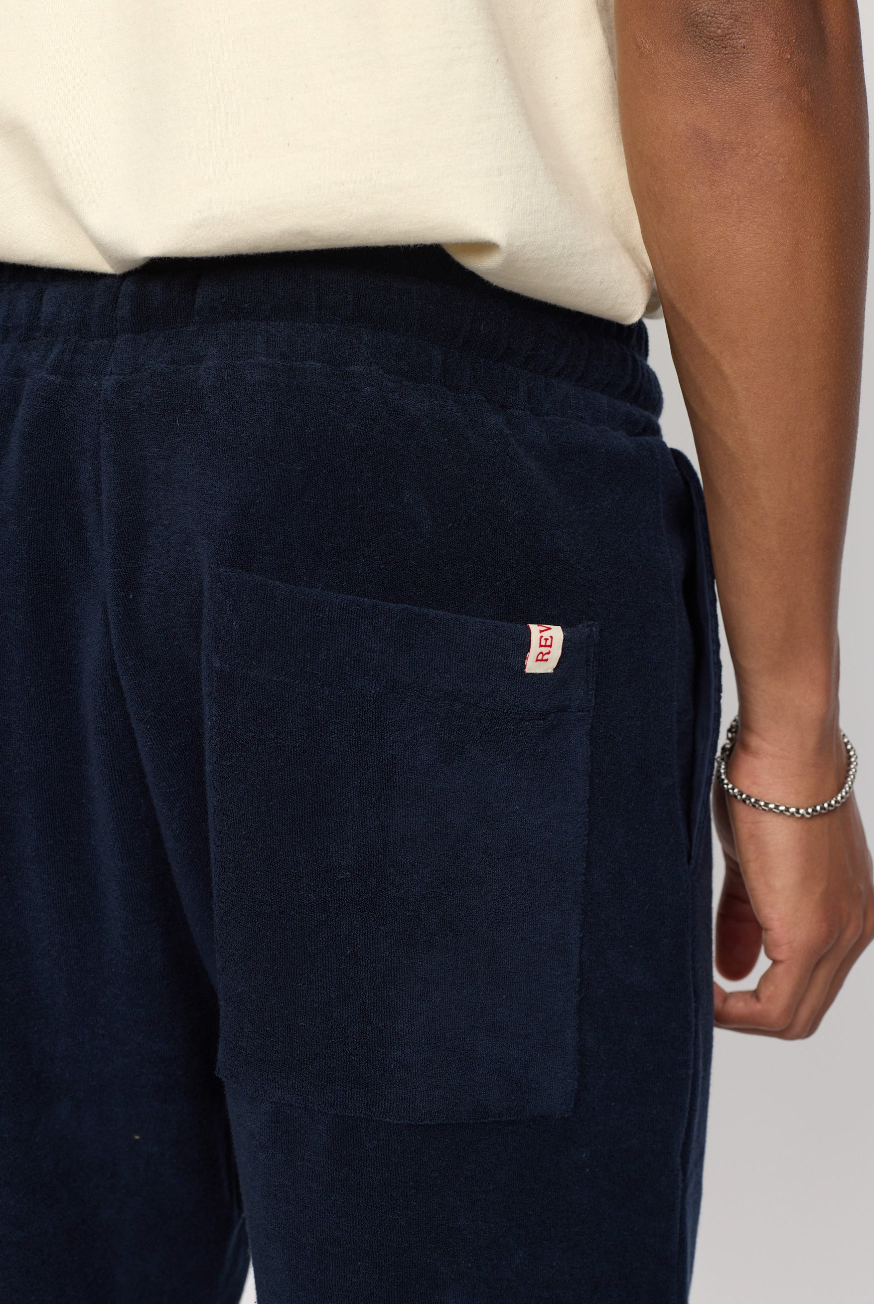 Revolution Terry Shorts Shorts Navy