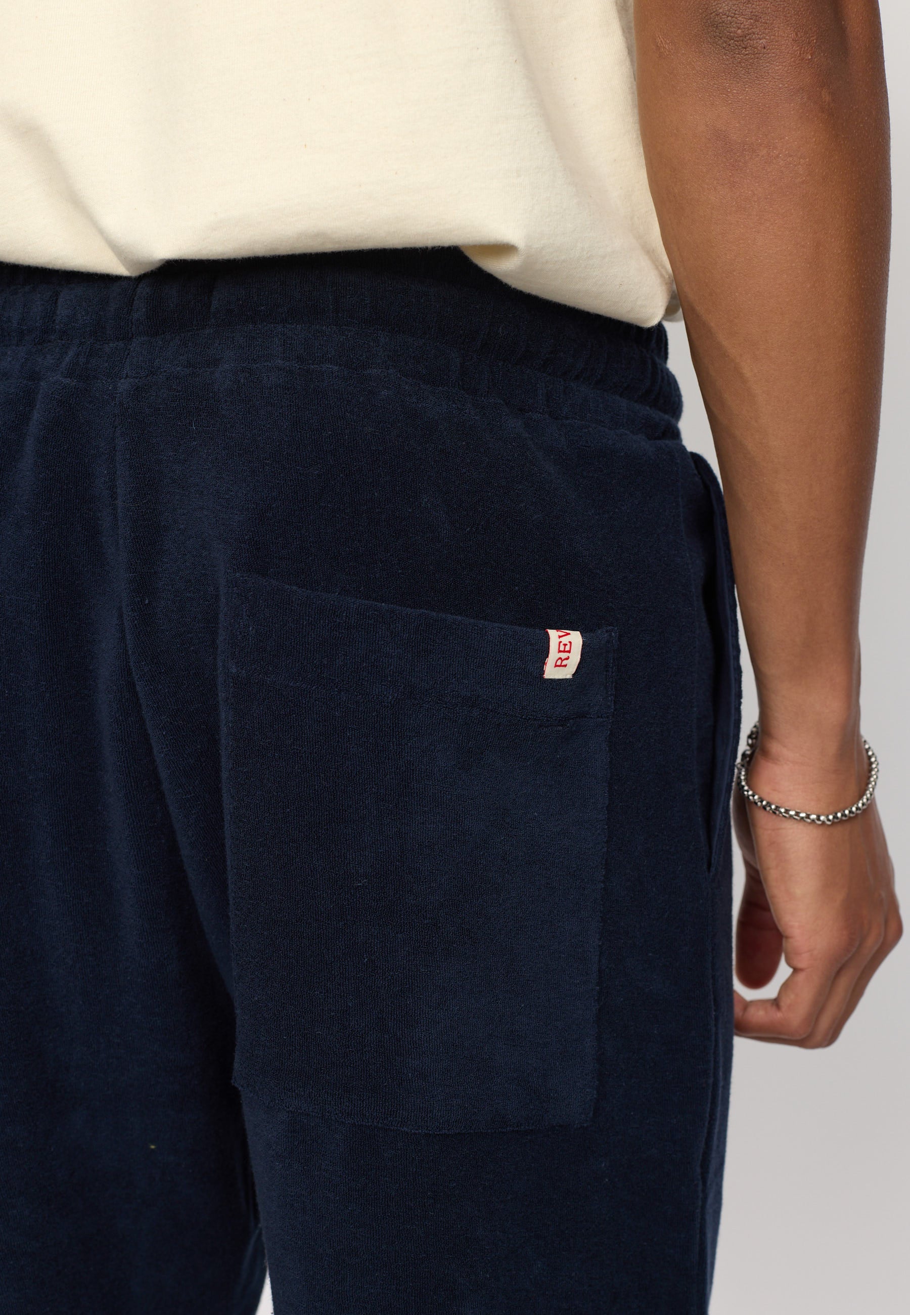 Revolution Terry Shorts Shorts Navy