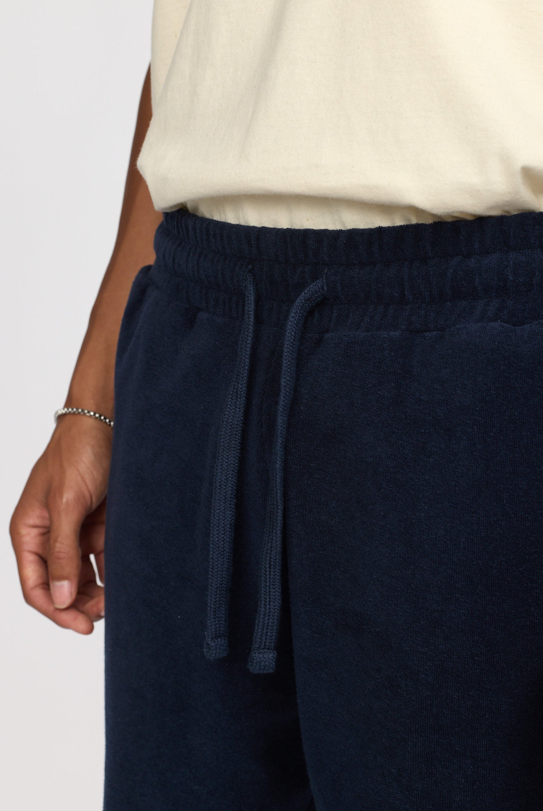Revolution Terry Shorts Shorts Navy