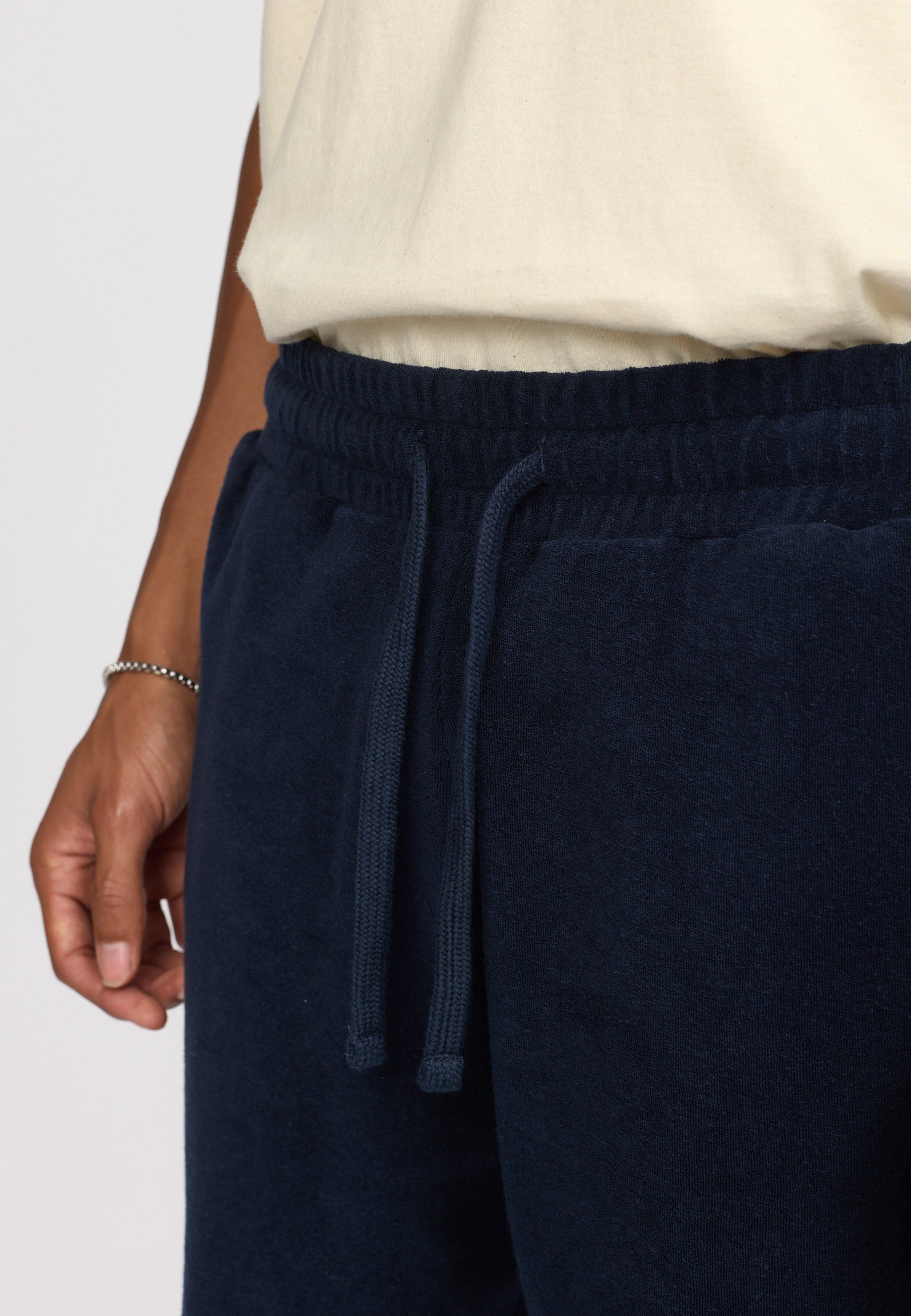 Revolution Terry Shorts Shorts Navy