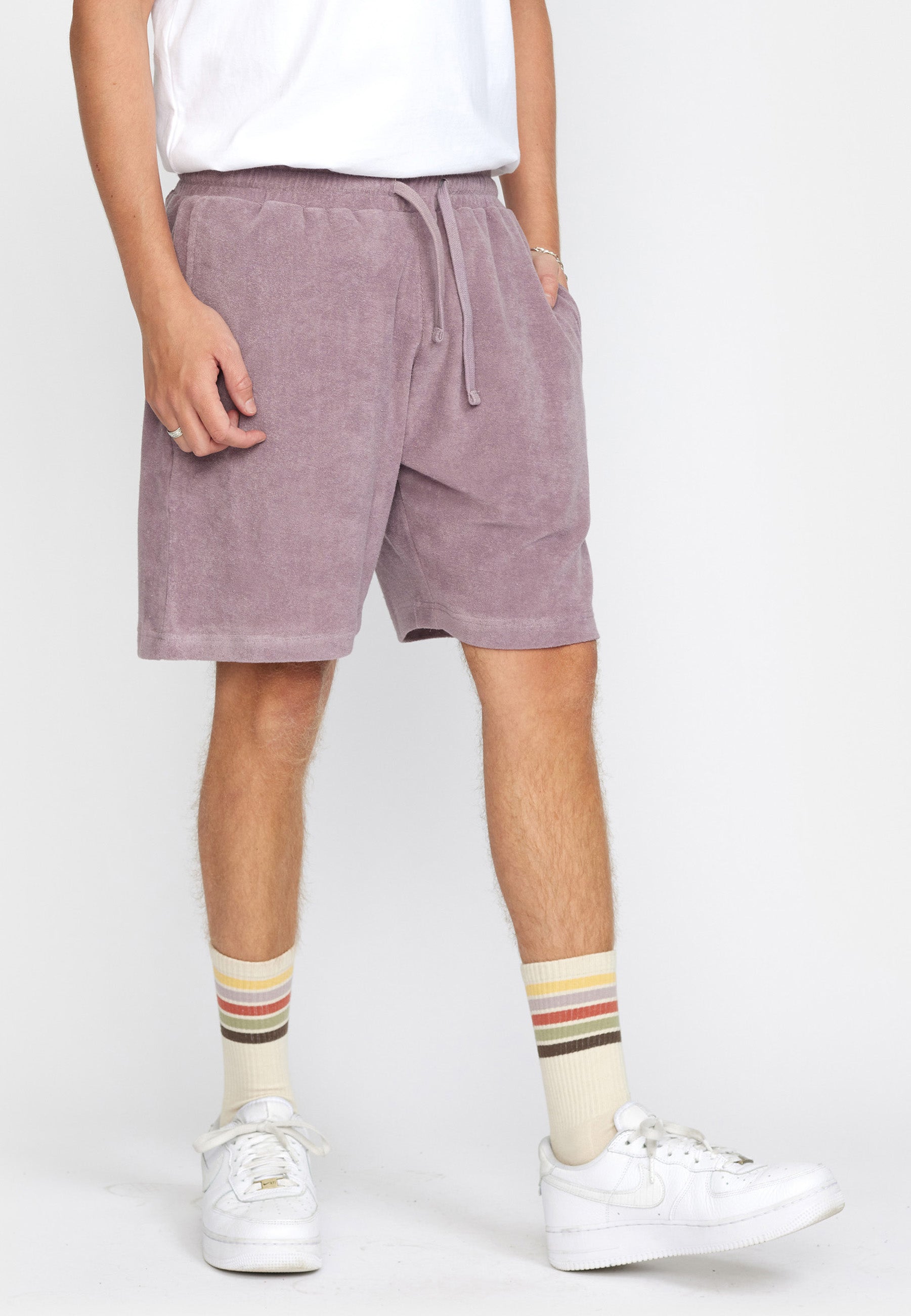 Revolution Terry Shorts Shorts Purple