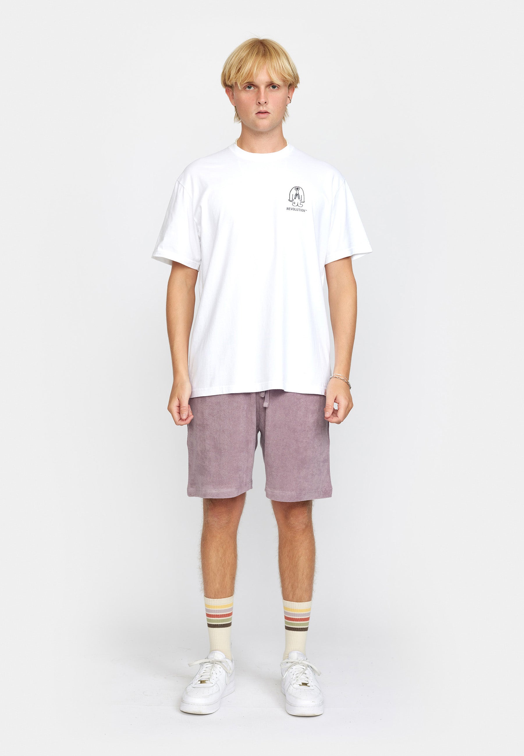 Revolution Terry Shorts Shorts Purple