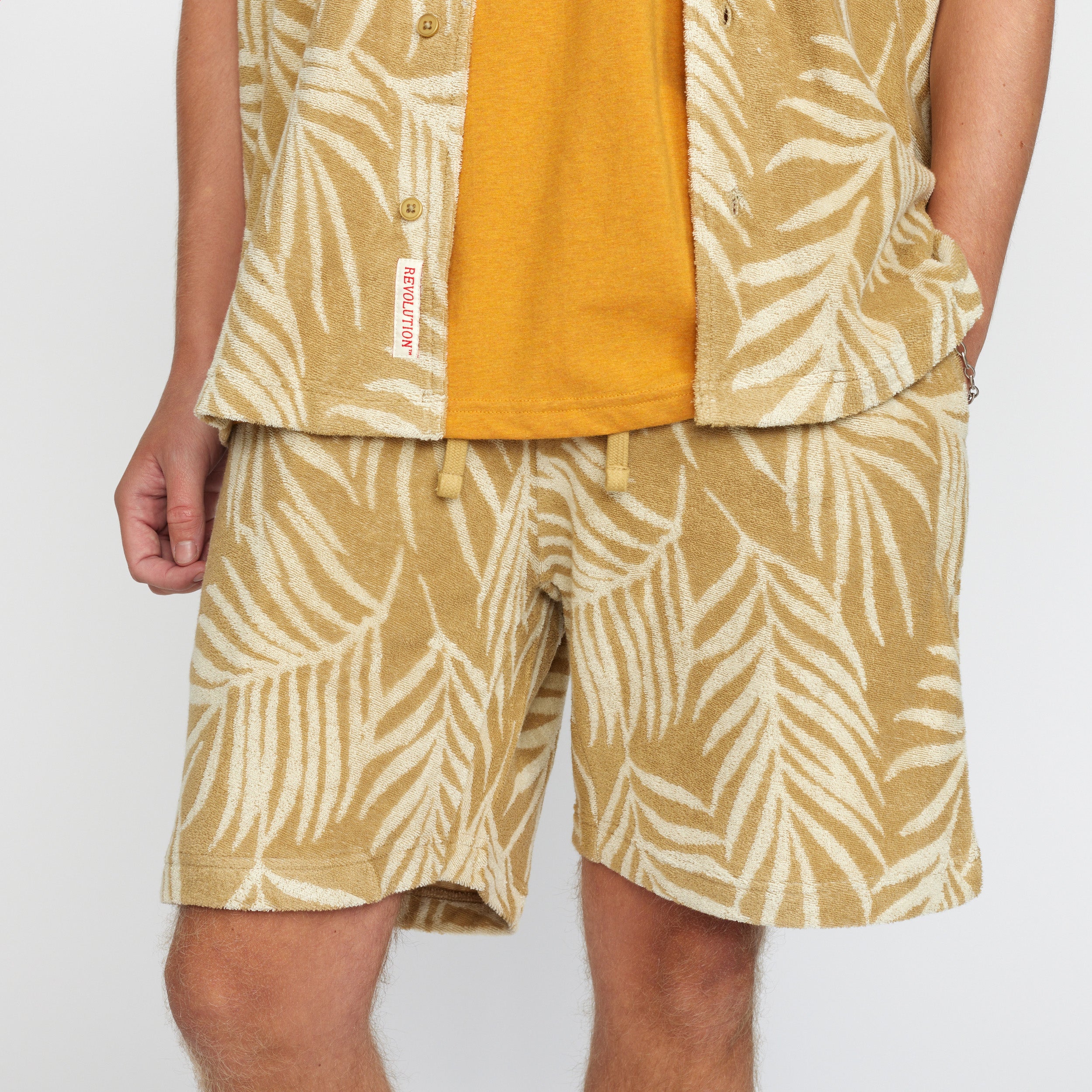 Revolution Terry Shorts Shorts Khaki