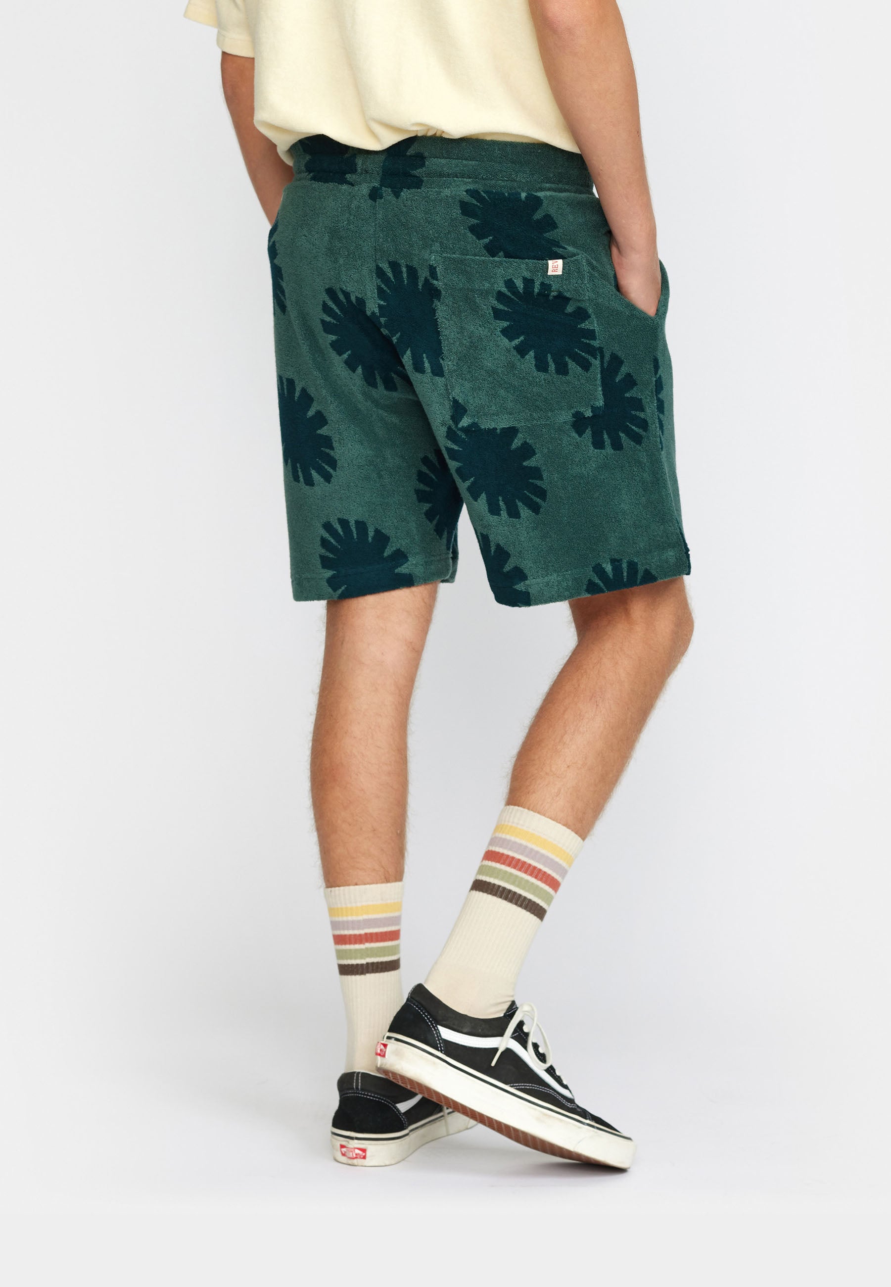 Revolution Terry Shorts Shorts Green
