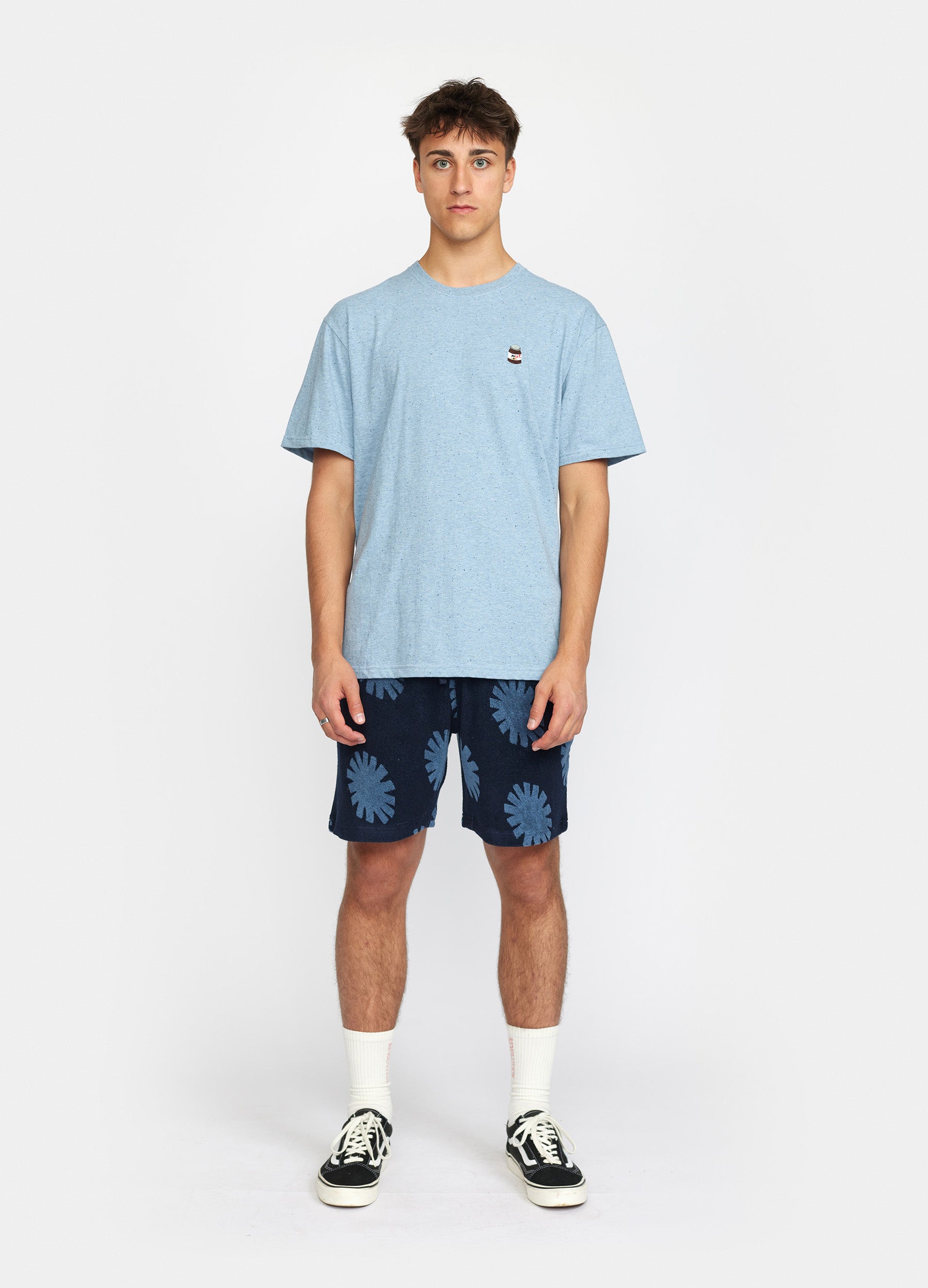 Revolution Terry Shorts Shorts Navy