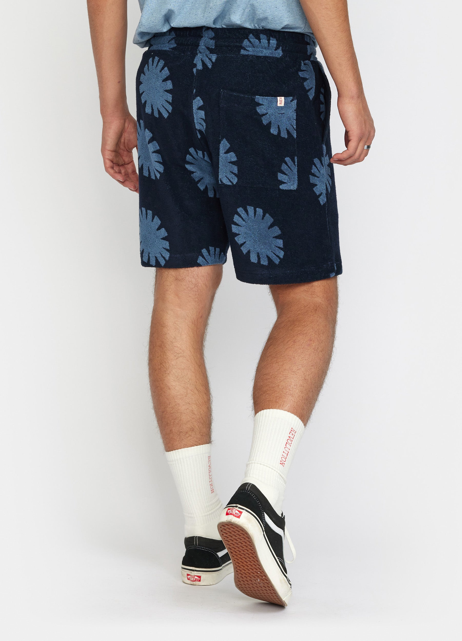 Revolution Terry Shorts Shorts Navy