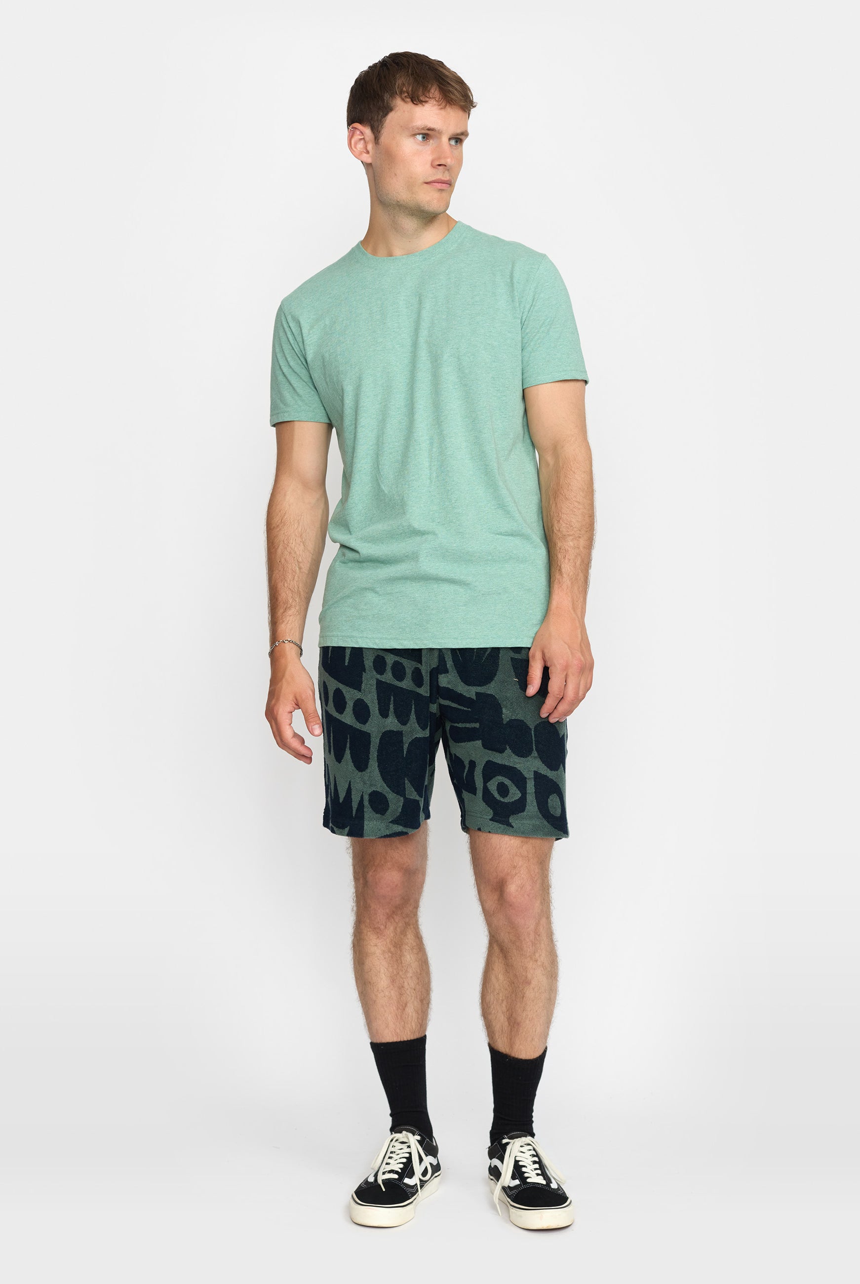 Revolution Terry Shorts Shorts Dustgreen