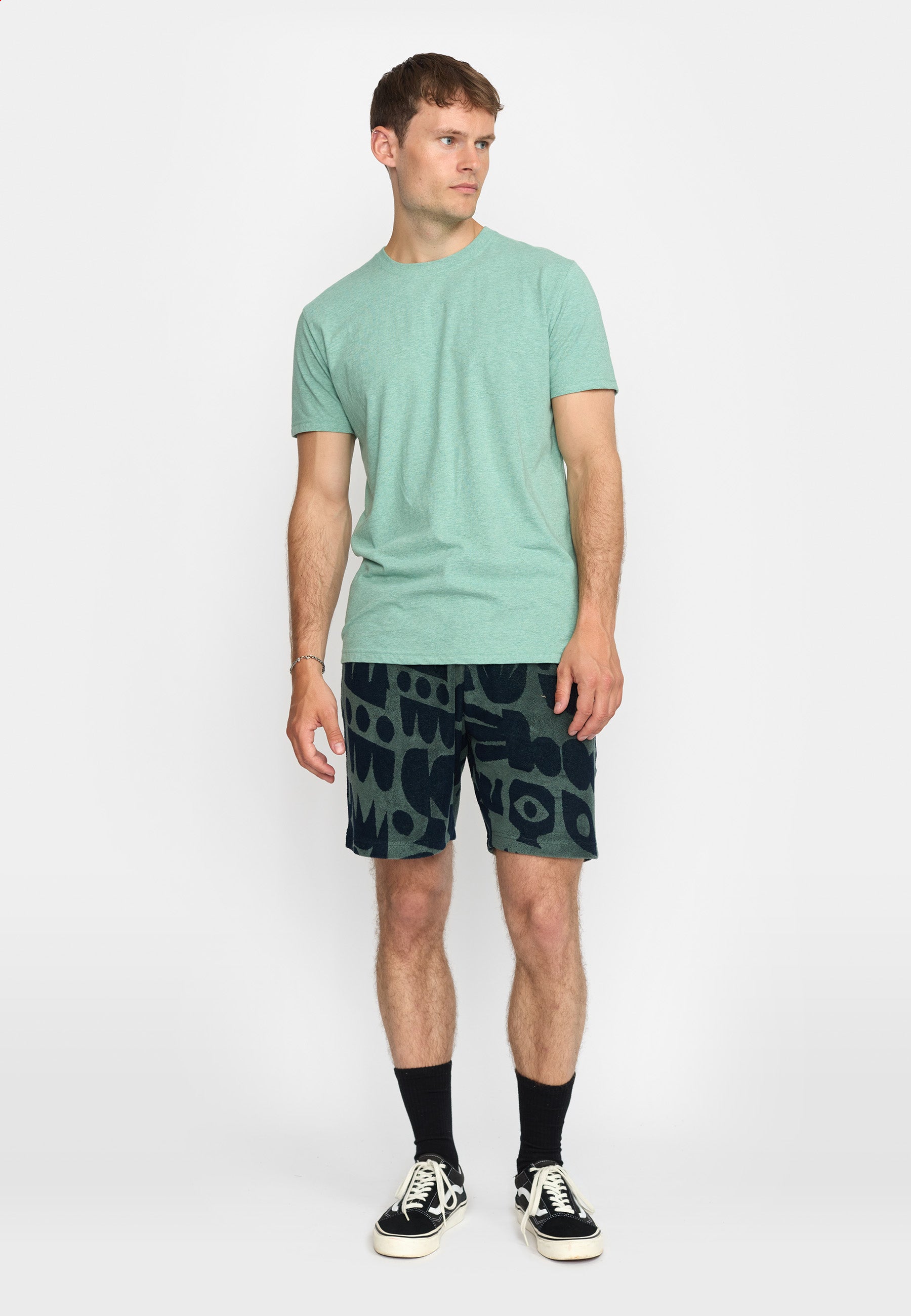 Revolution Terry Shorts Shorts Dustgreen